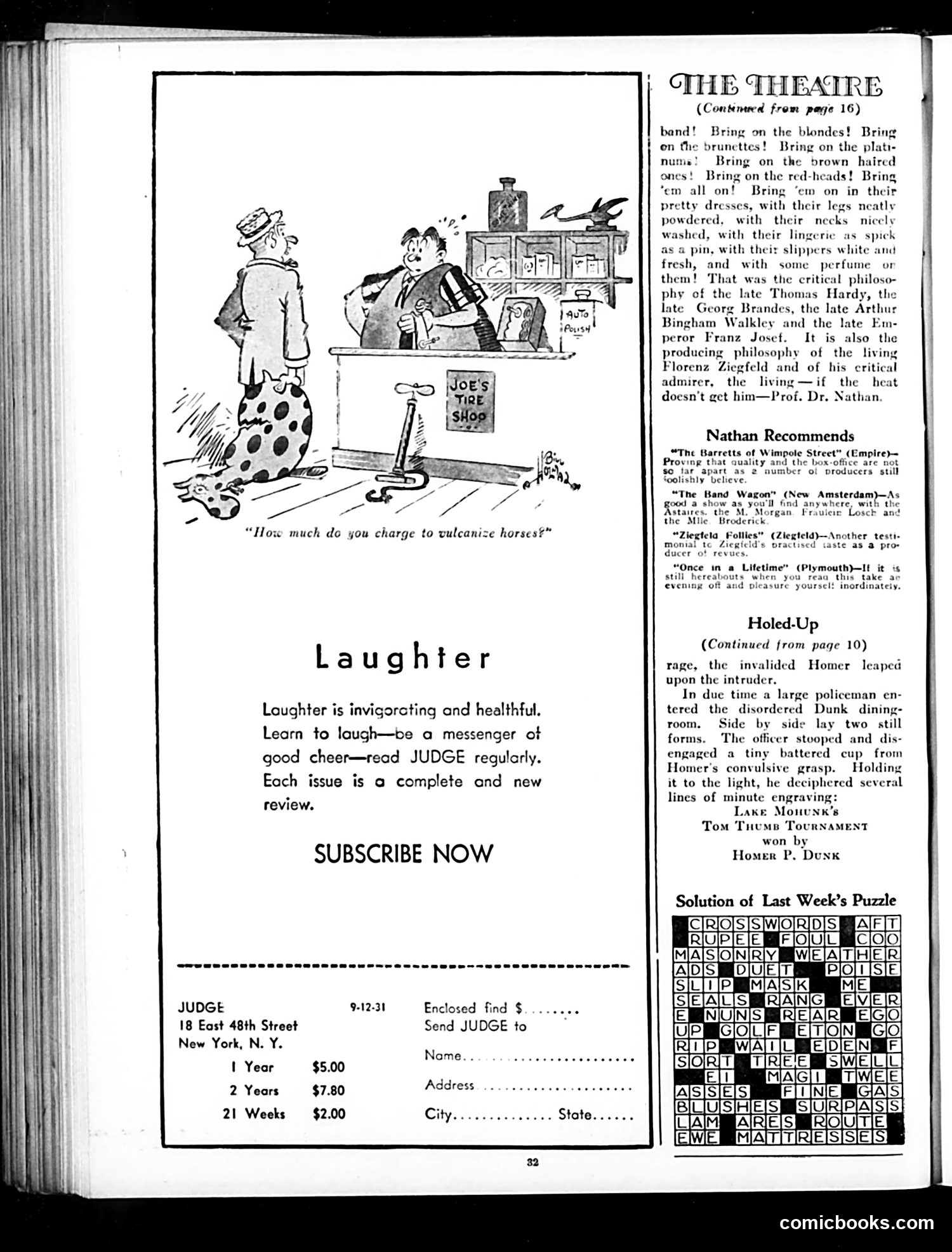 Judge — September 12, 1931 — page 34 of 36