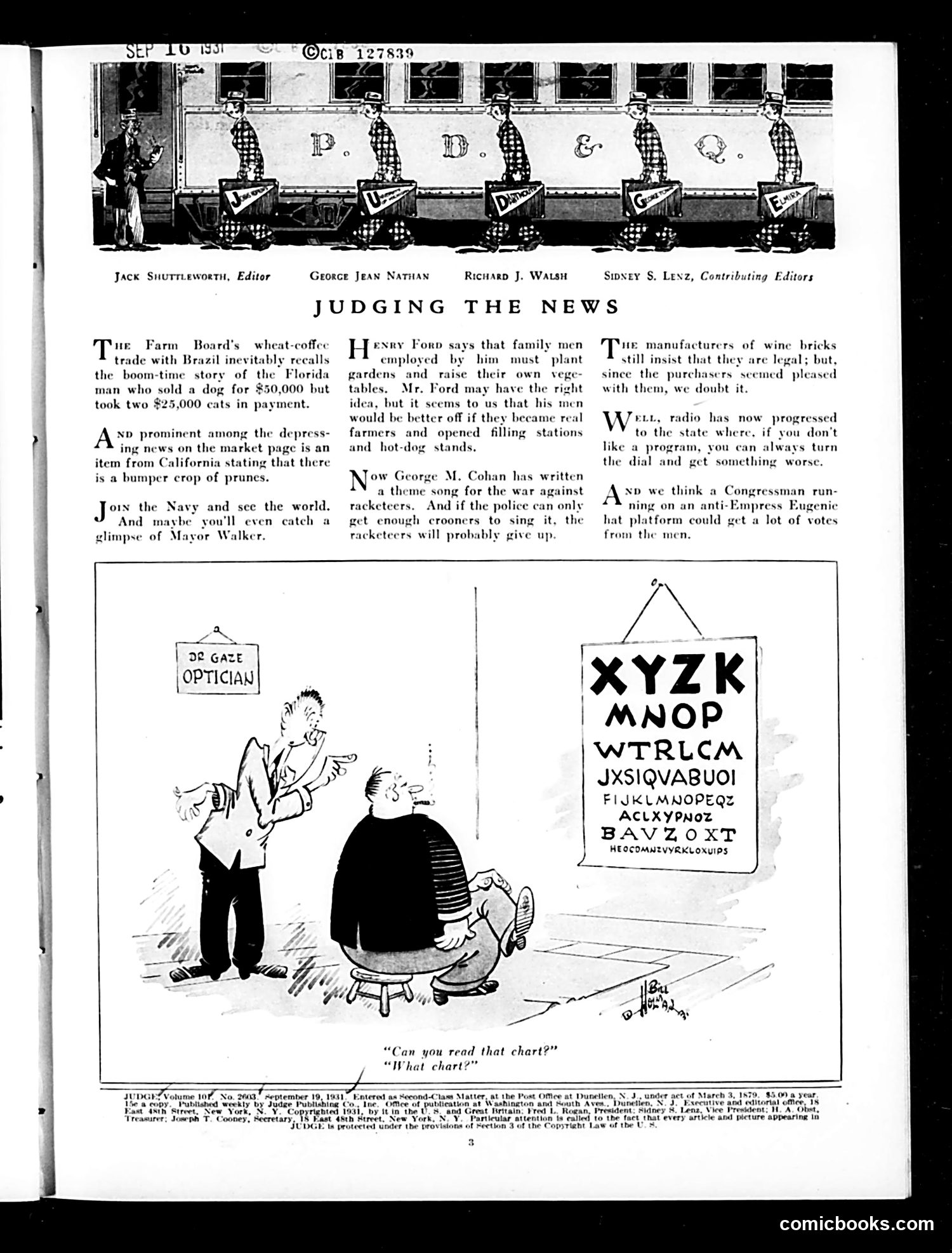 Judge — September 19, 1931 — page 5 of 36