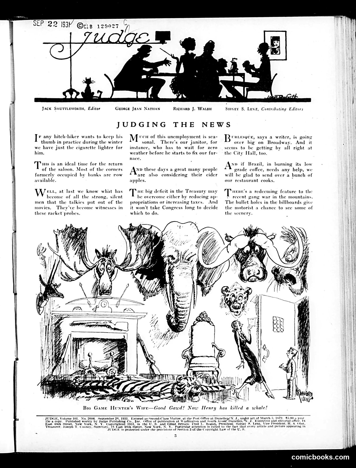 Judge — September 26, 1931 — page 5 of 40