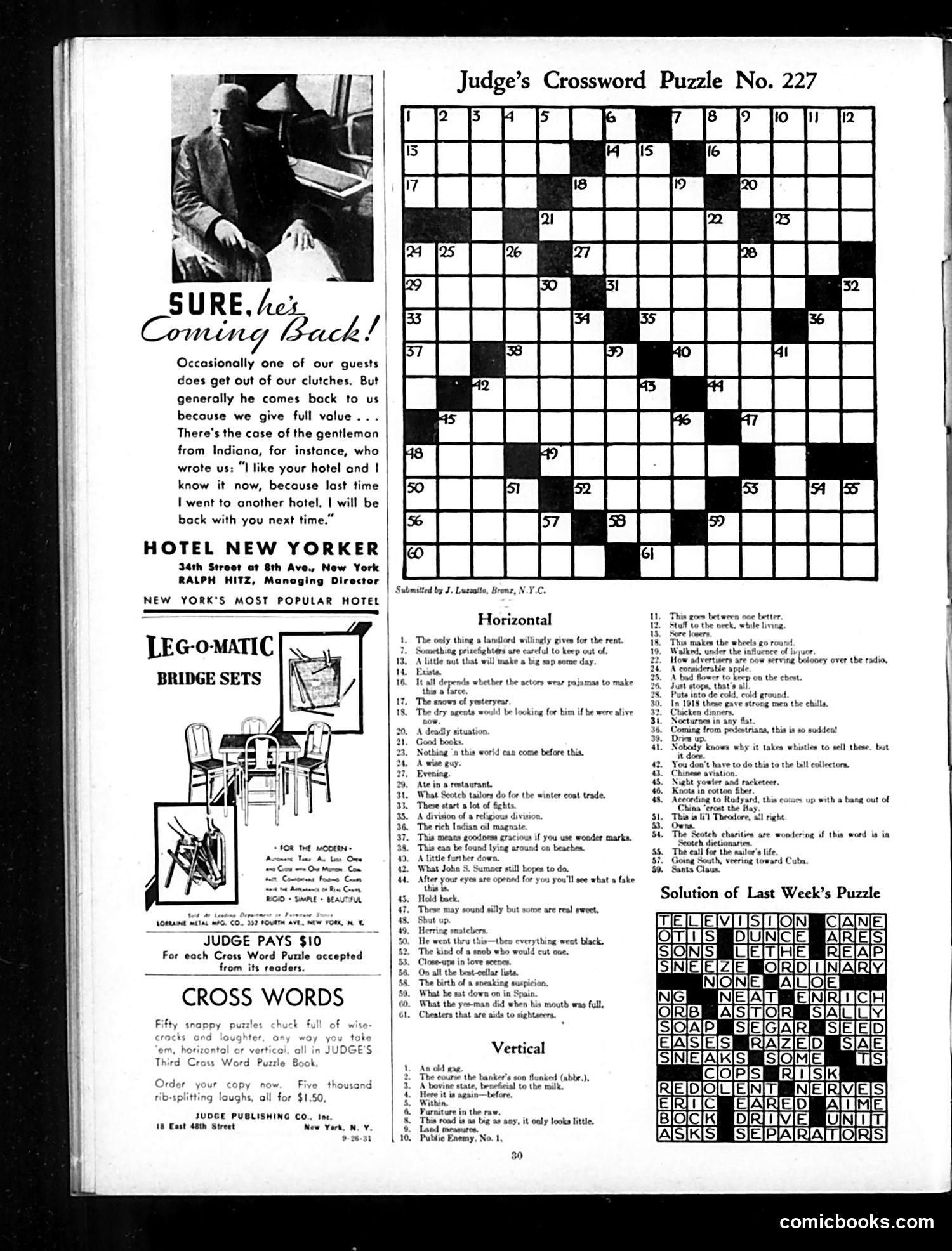 Judge — September 26, 1931 — page 36 of 40