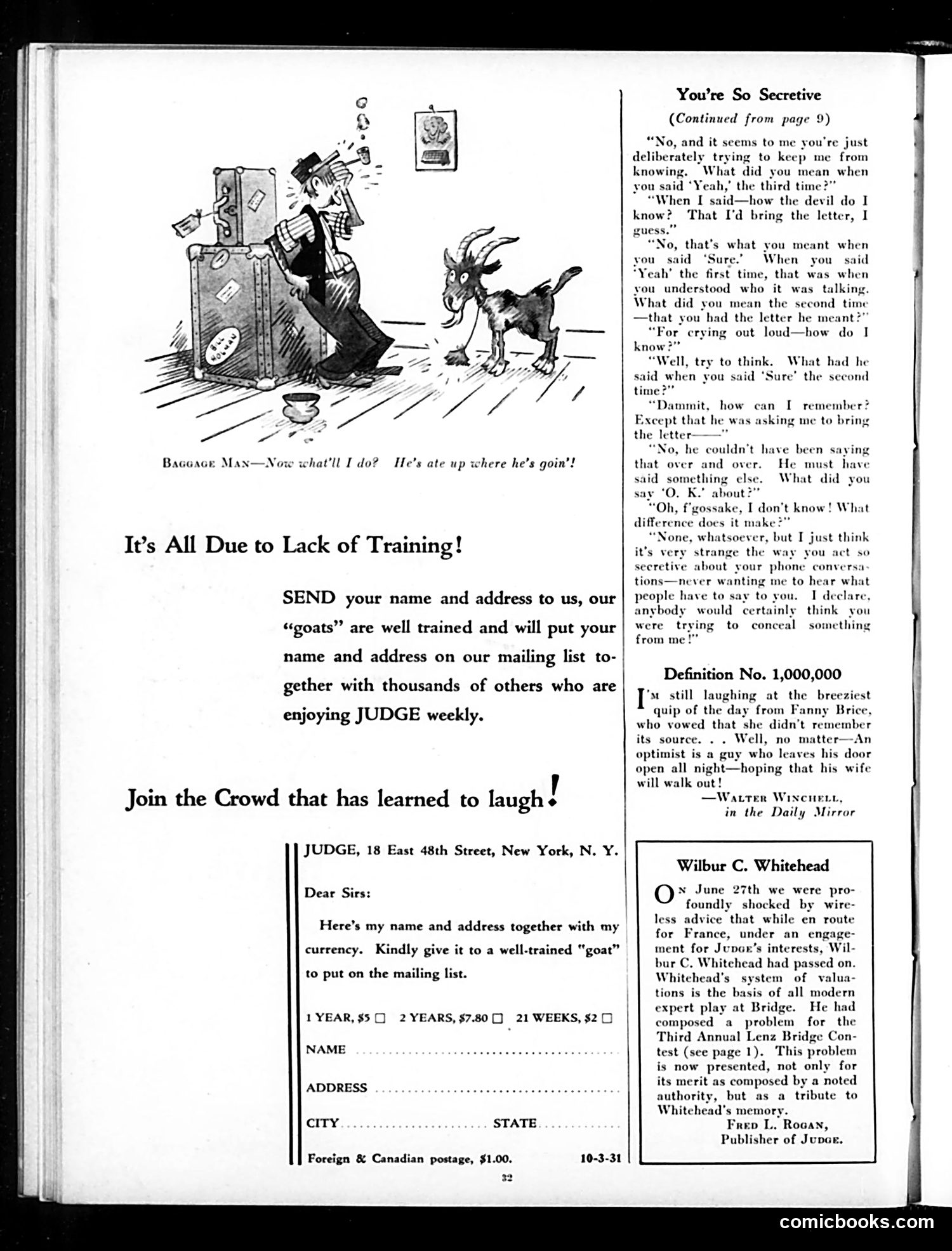 Judge — October 3, 1931 — page 34 of 36