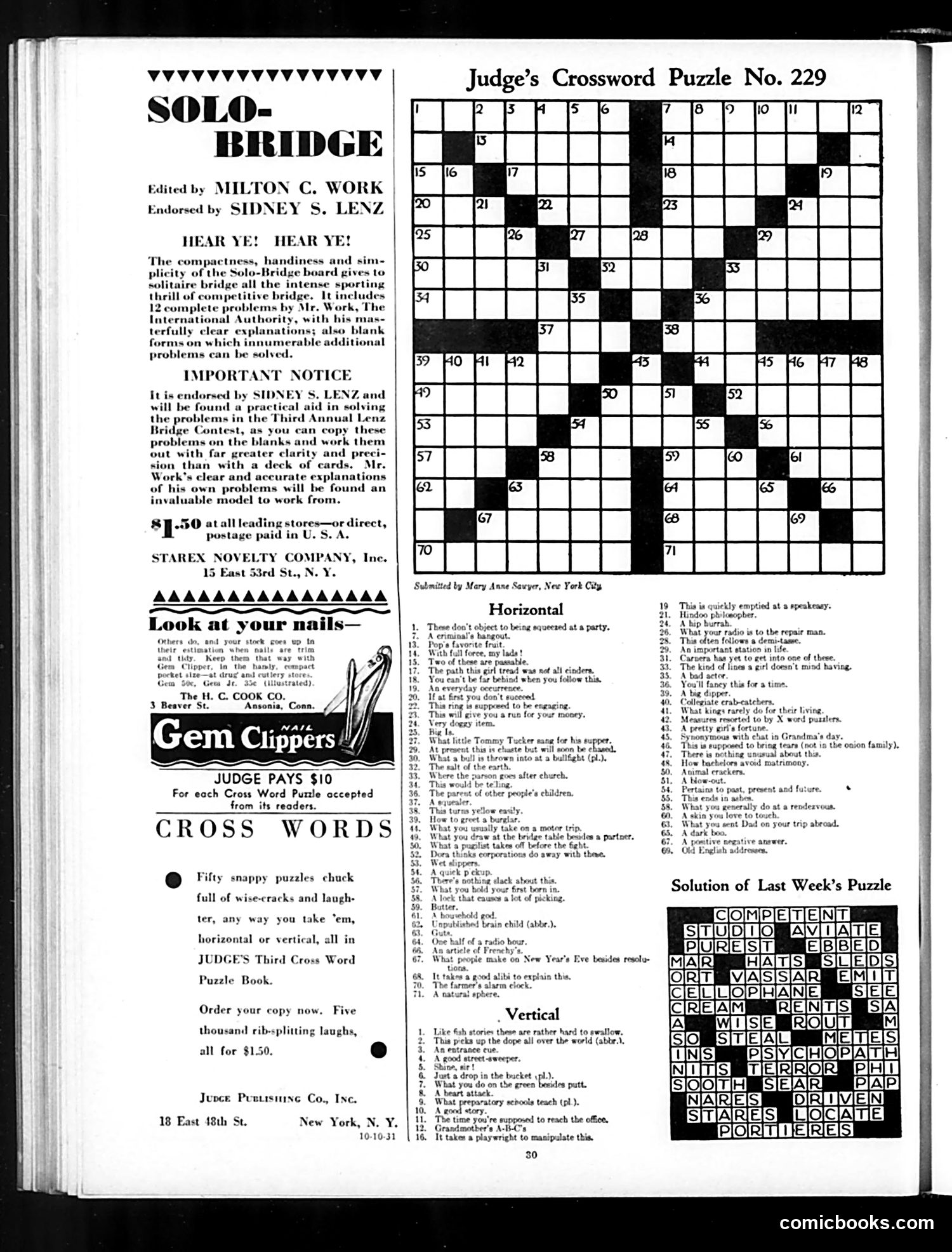 Judge — October 10, 1931 — page 32 of 36