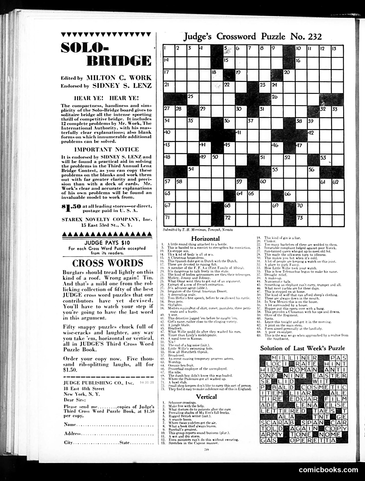 Judge — October 31, 1931 — page 32 of 36