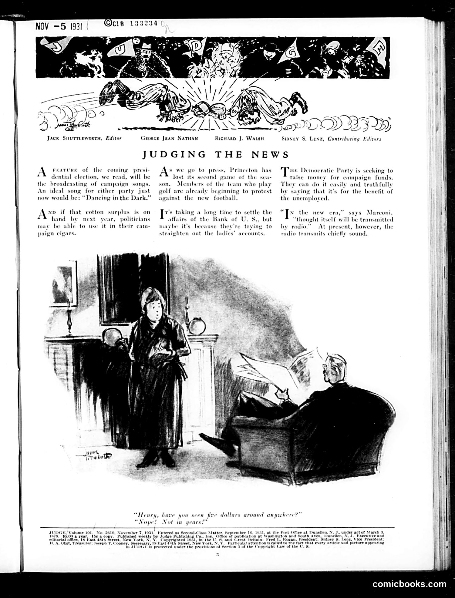 Judge — November 7, 1931 — page 5 of 36