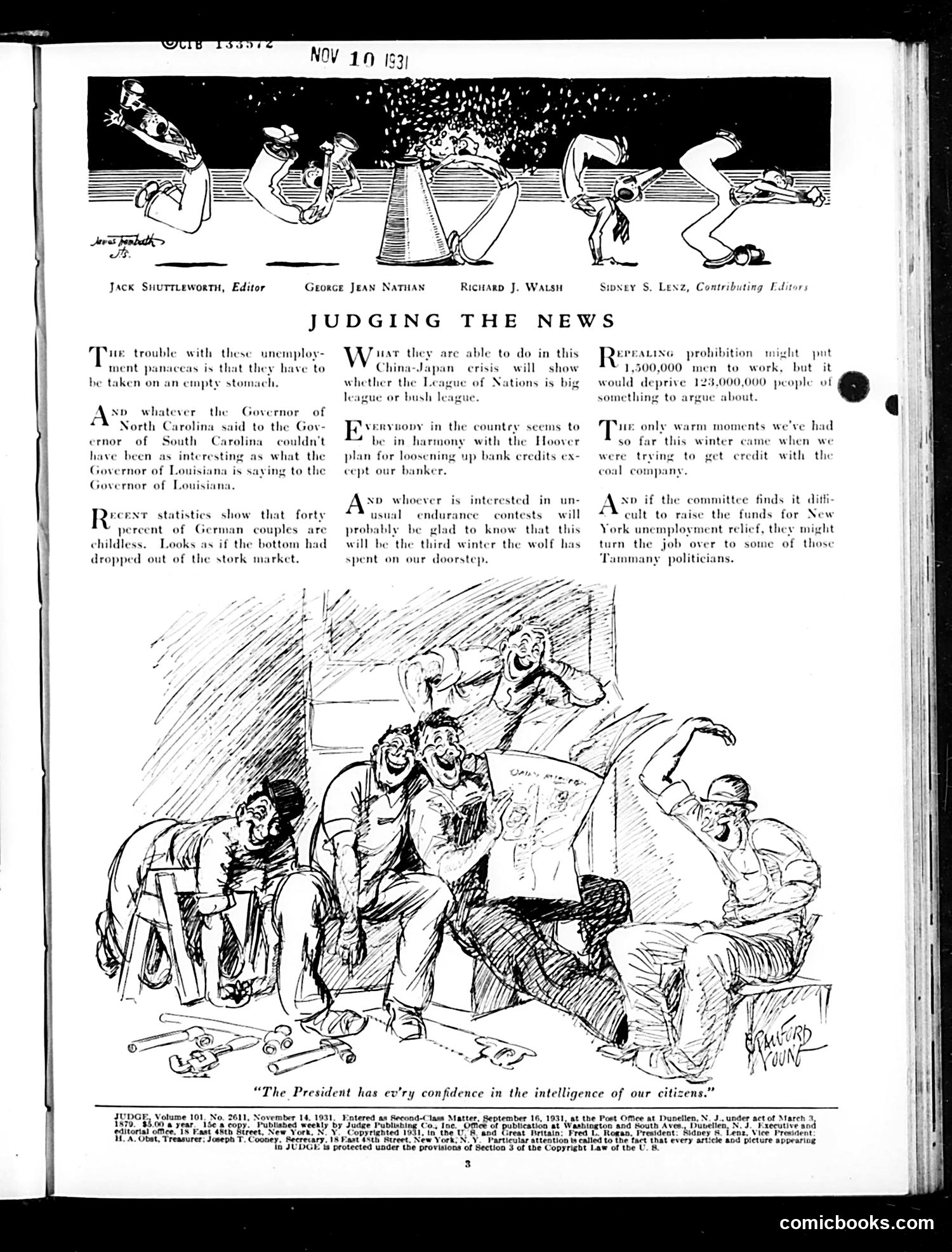 Judge — November 14, 1931 — page 5 of 36