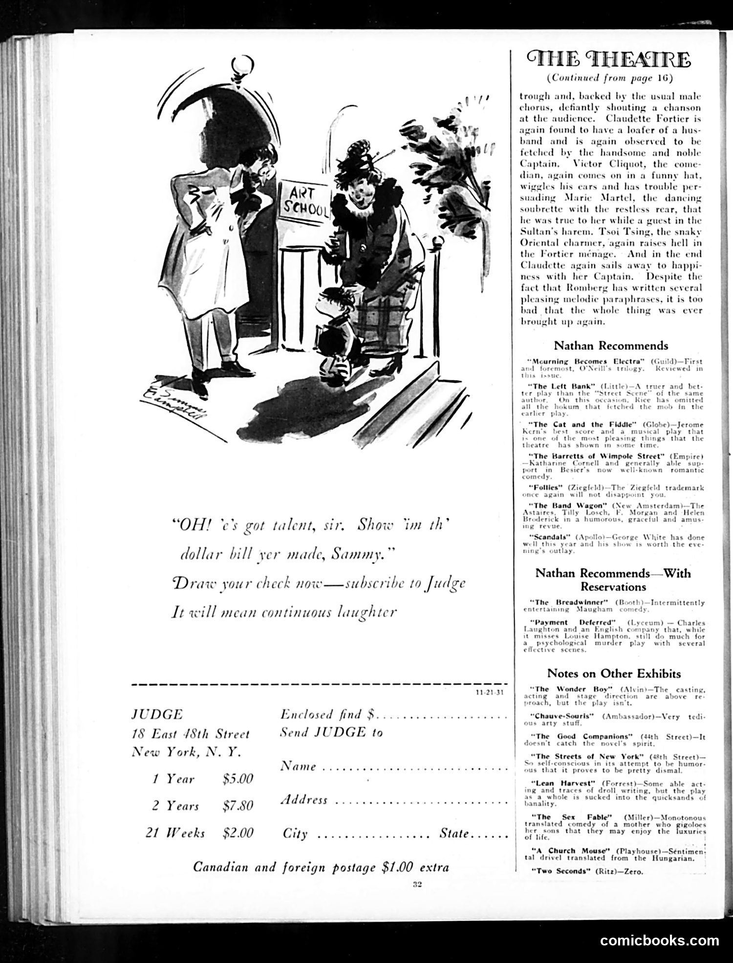 Judge — November 21, 1931 — page 34 of 36