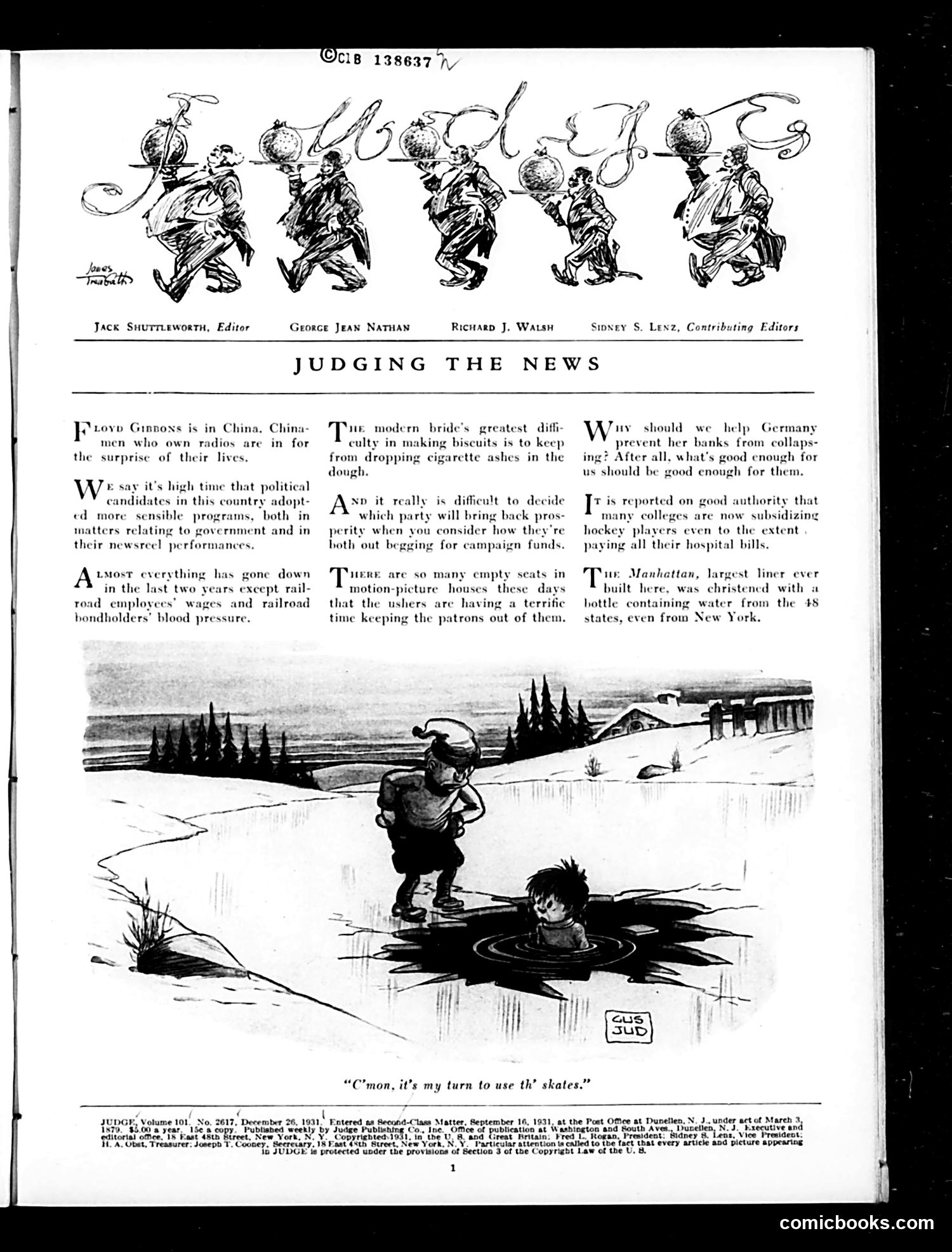 Judge — December 26, 1931 — page 3 of 37