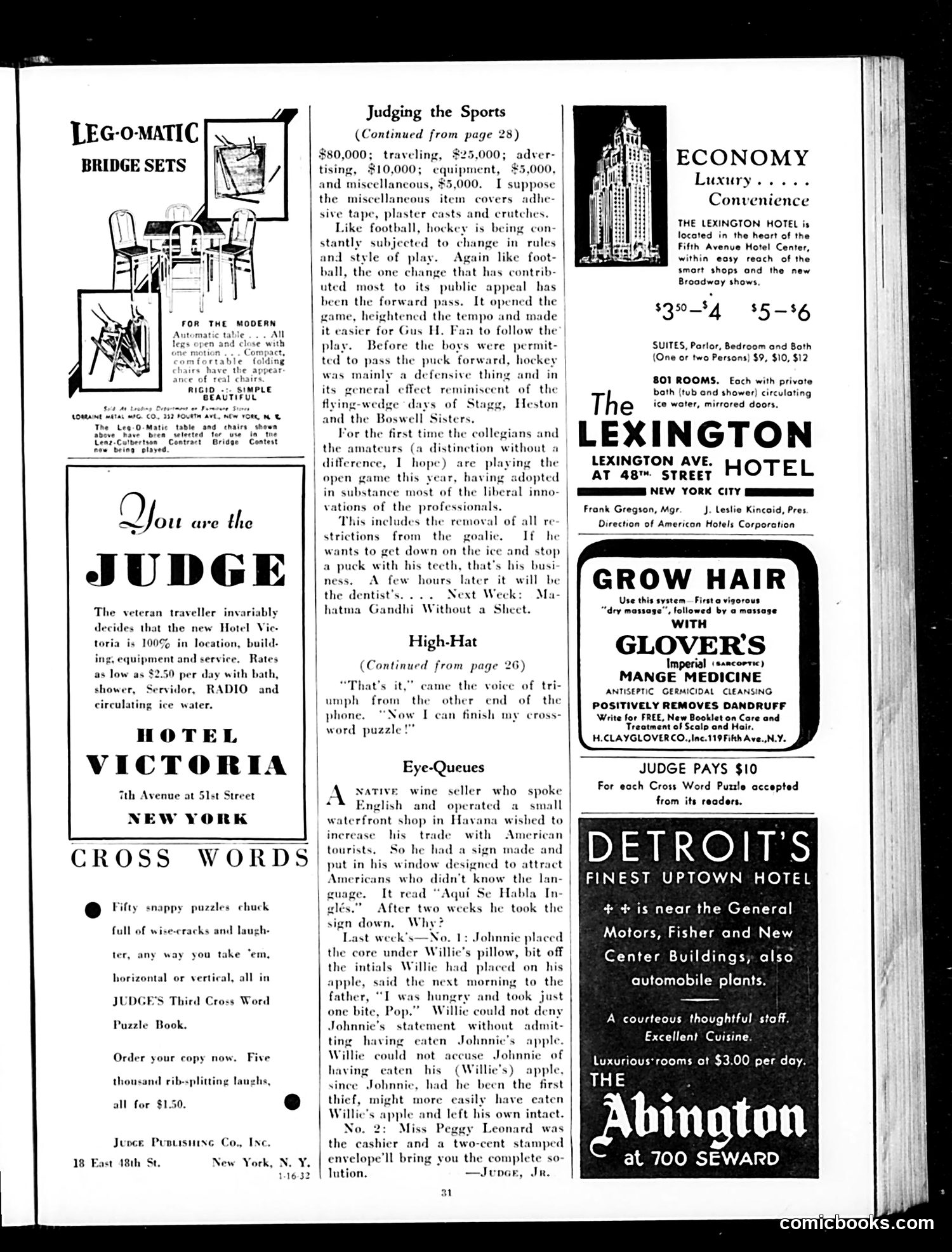 Judge — January 16, 1932 — page 33 of 36