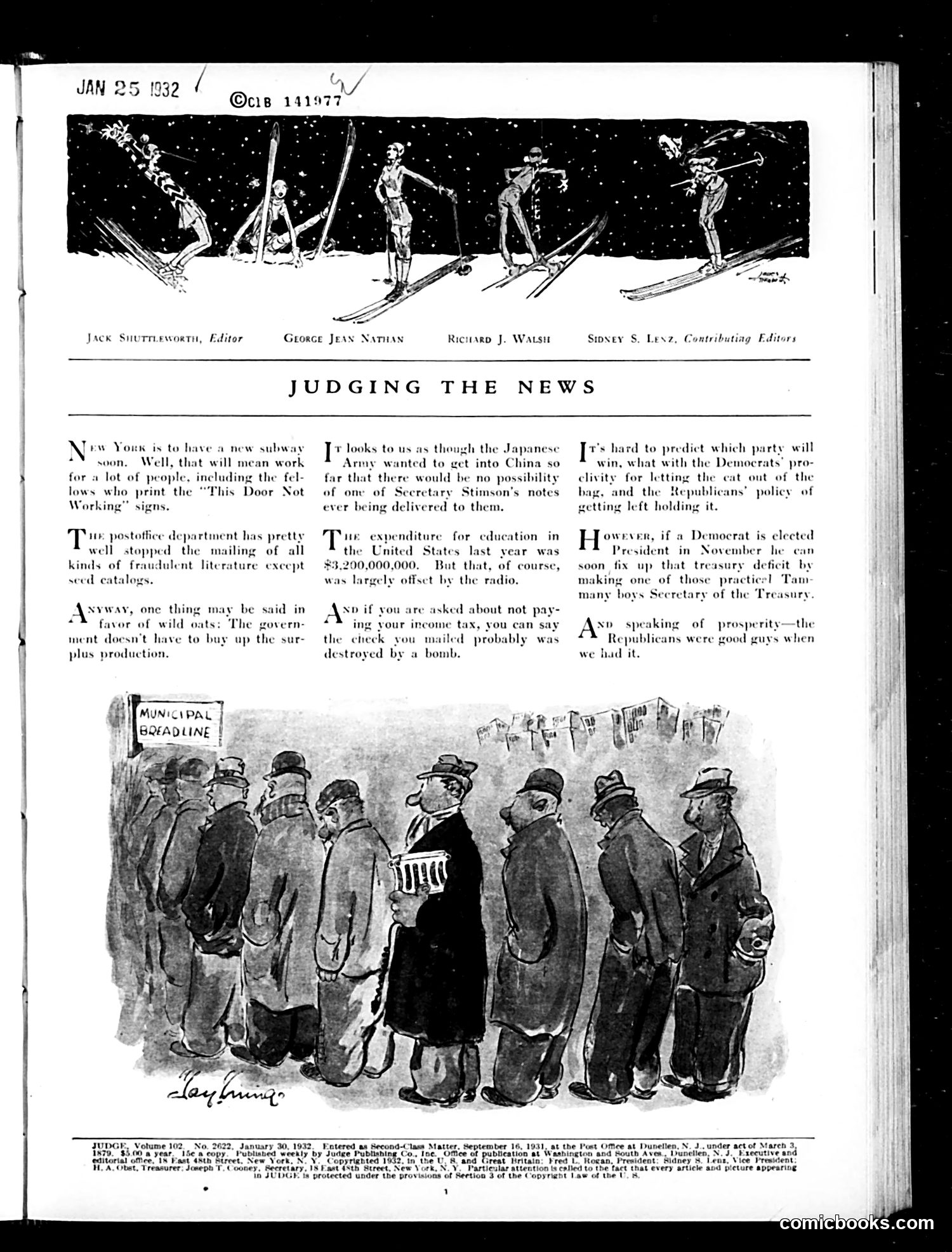 Judge — January 30, 1932 — page 3 of 36