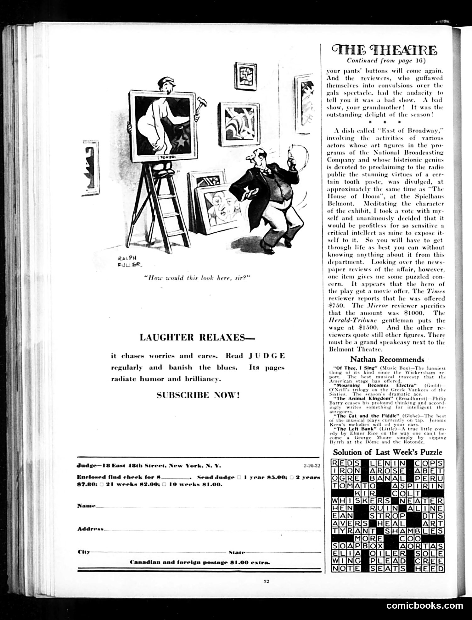 Judge — February 20, 1932 — page 34 of 36