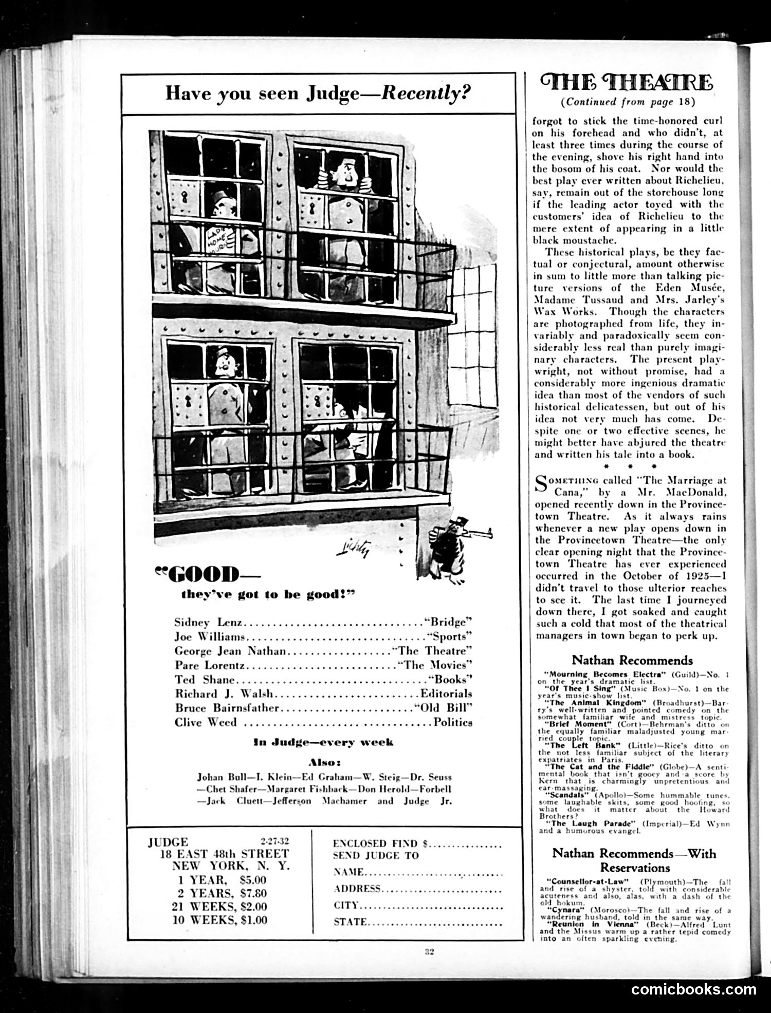 Judge — February 27, 1932 — page 34 of 36