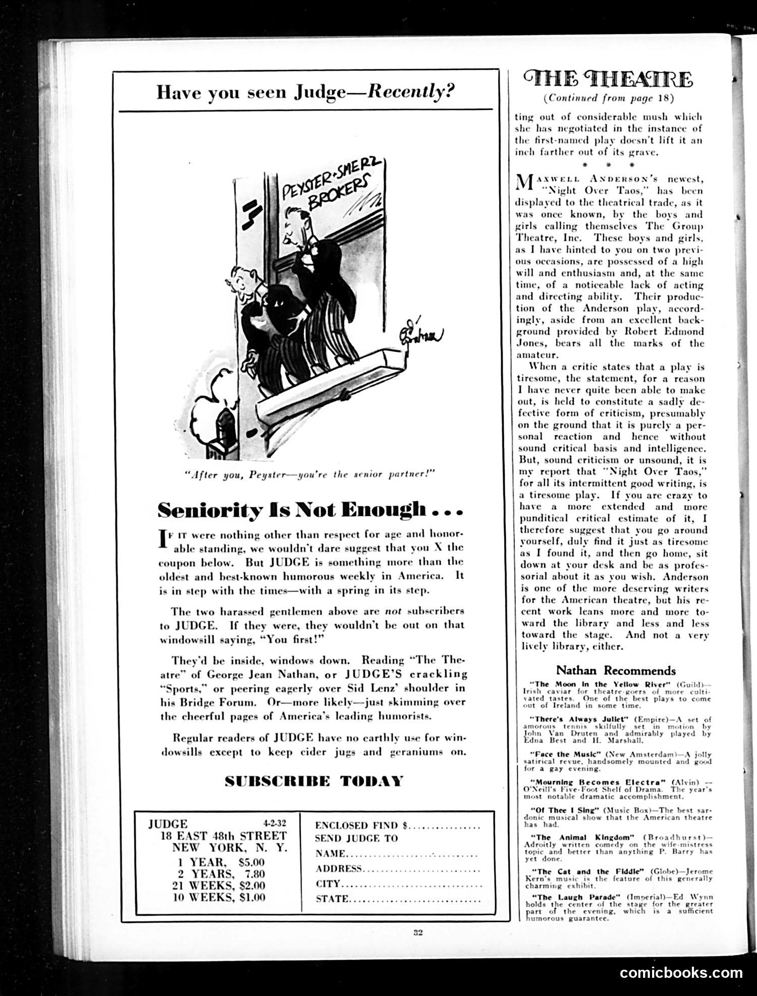 Judge — April 2, 1932 — page 34 of 36