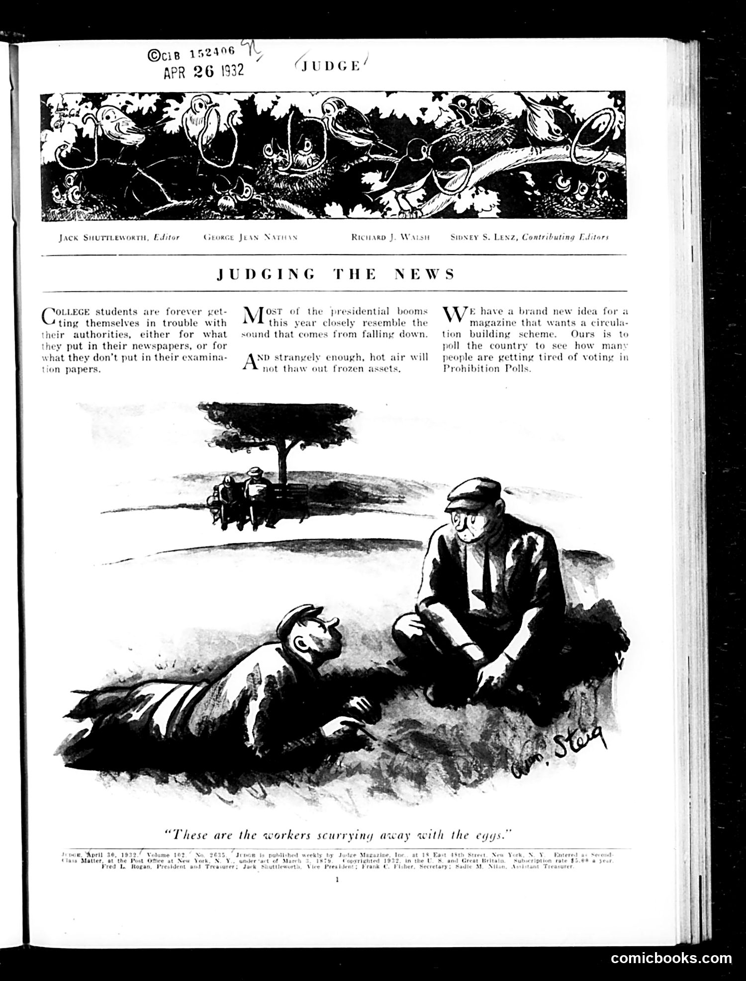 Judge — April 30, 1932 — page 3 of 36