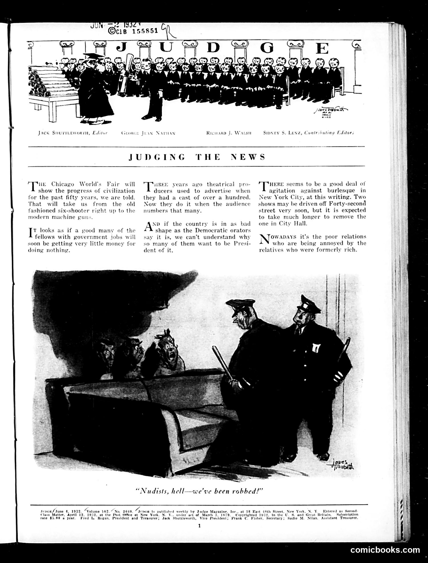 Judge — June 4, 1932 — page 3 of 36