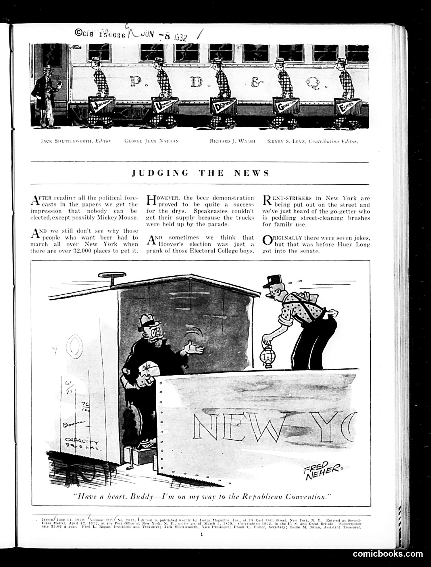 Judge — June 11, 1932 — page 3 of 36