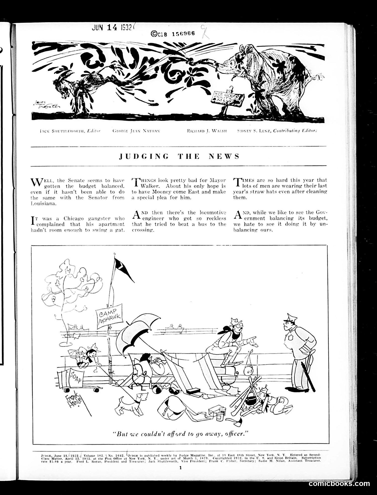 Judge — June 18, 1932 — page 3 of 36
