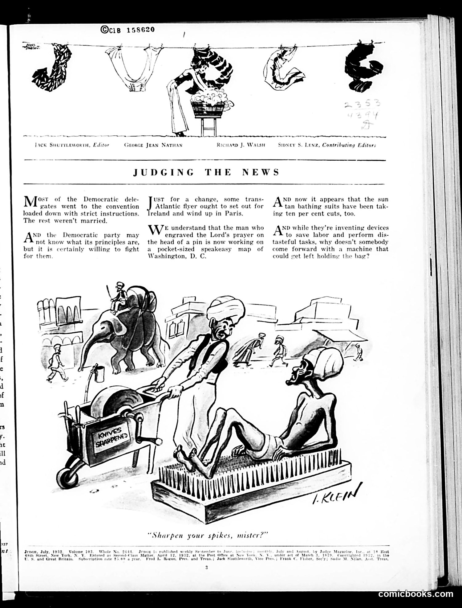Judge — July 1932 — page 5 of 36