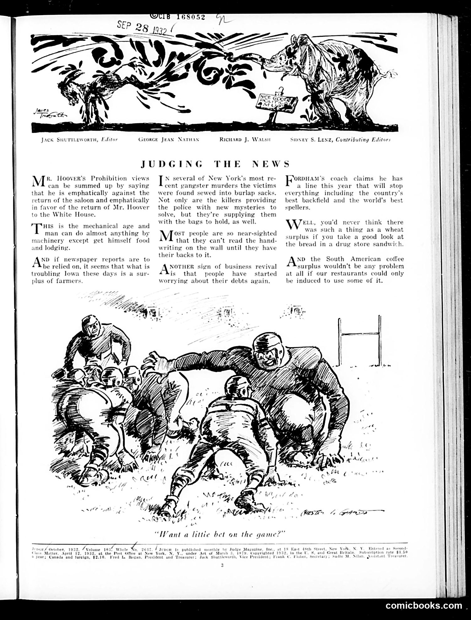 Judge — October 1932 — page 5 of 36