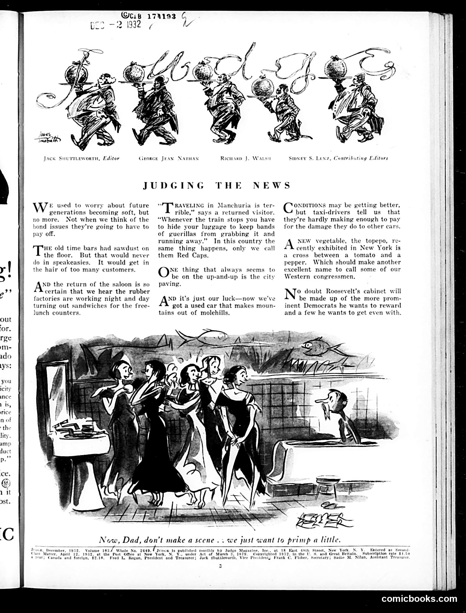 Judge — December 1932 — page 5 of 38