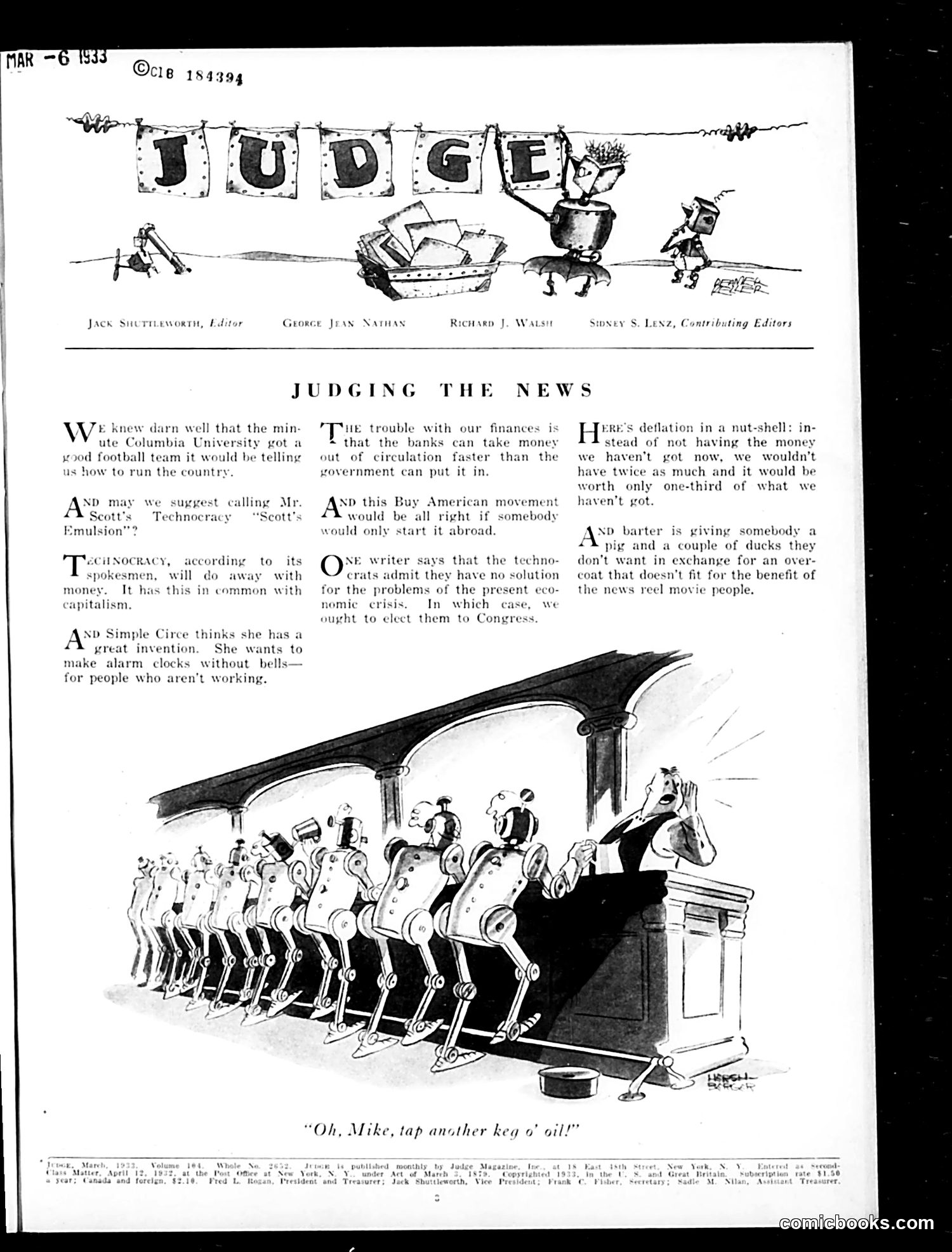 Judge — March 1933 — page 5 of 40