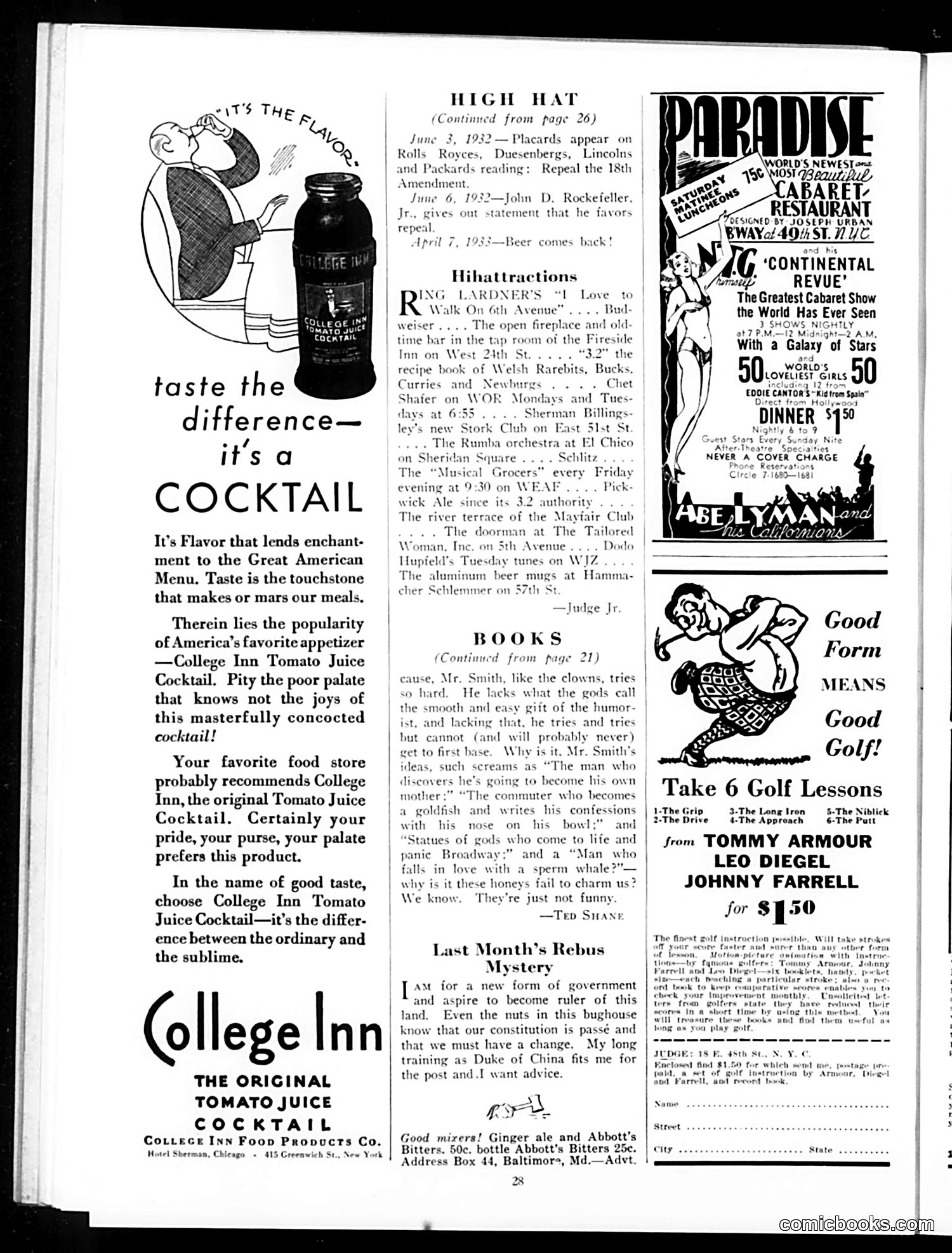 Judge — May 1933 — page 30 of 36