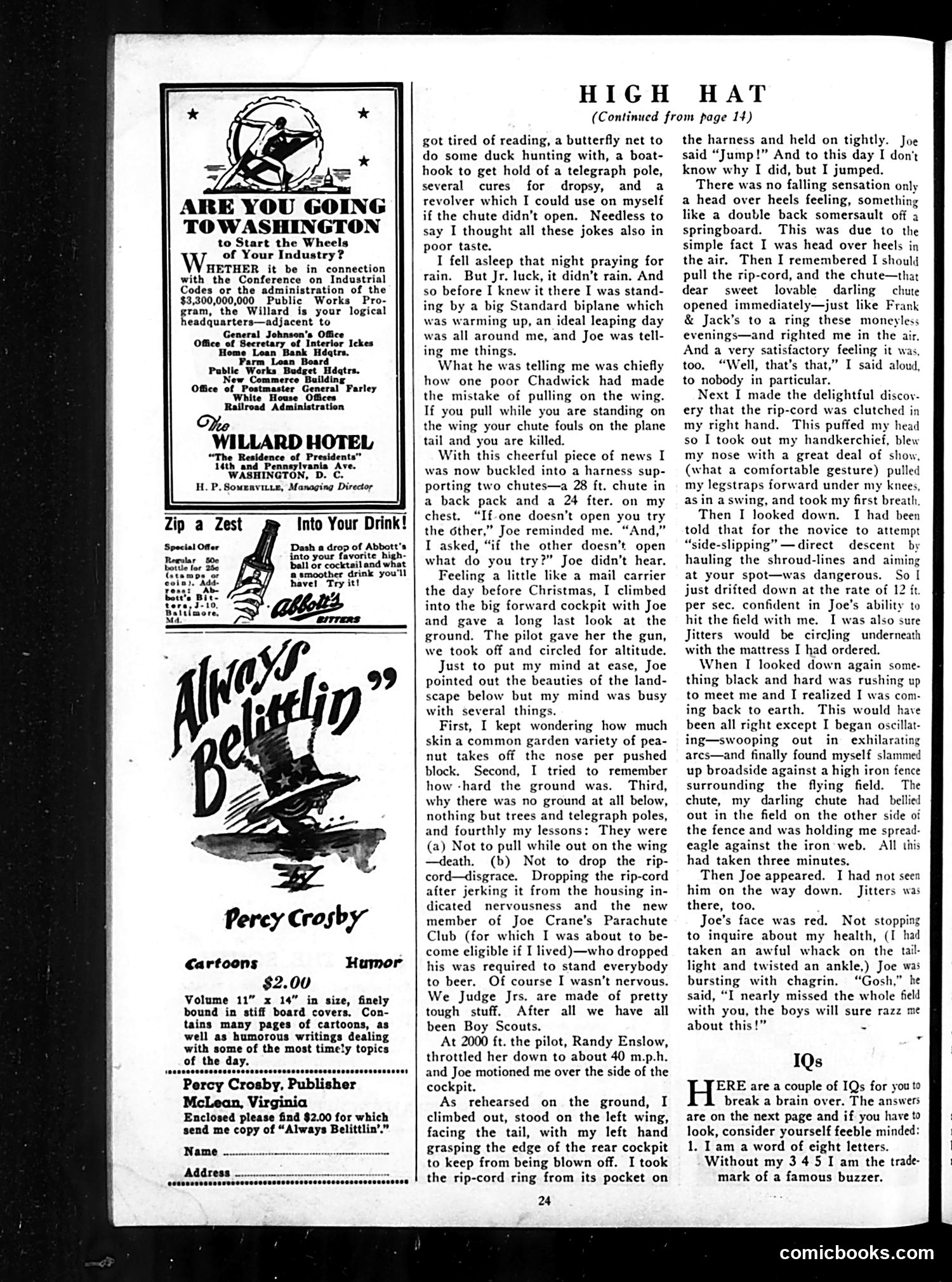 Judge — October 1933 — page 28 of 38
