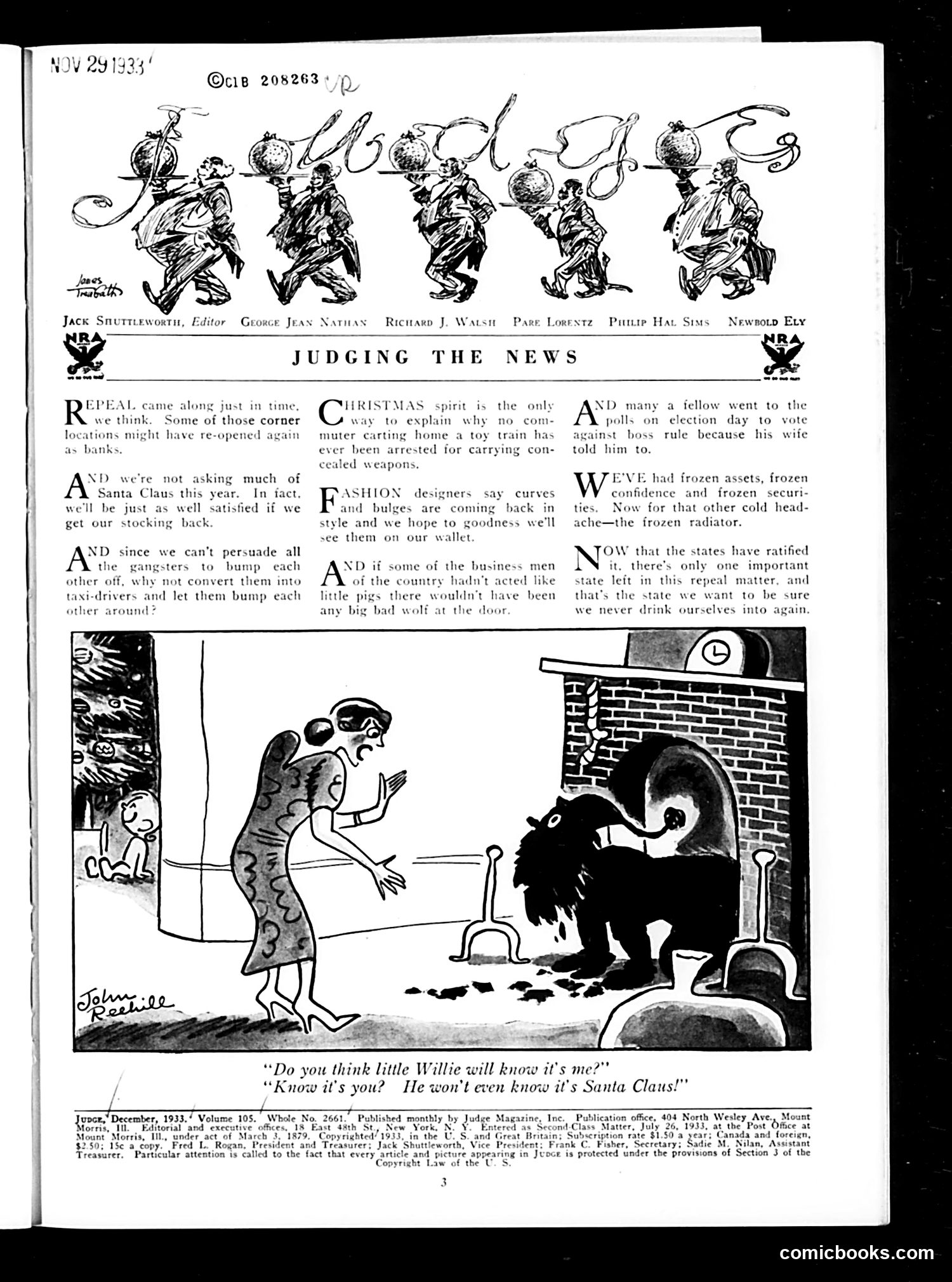 Judge — December 1933 — page 5 of 37