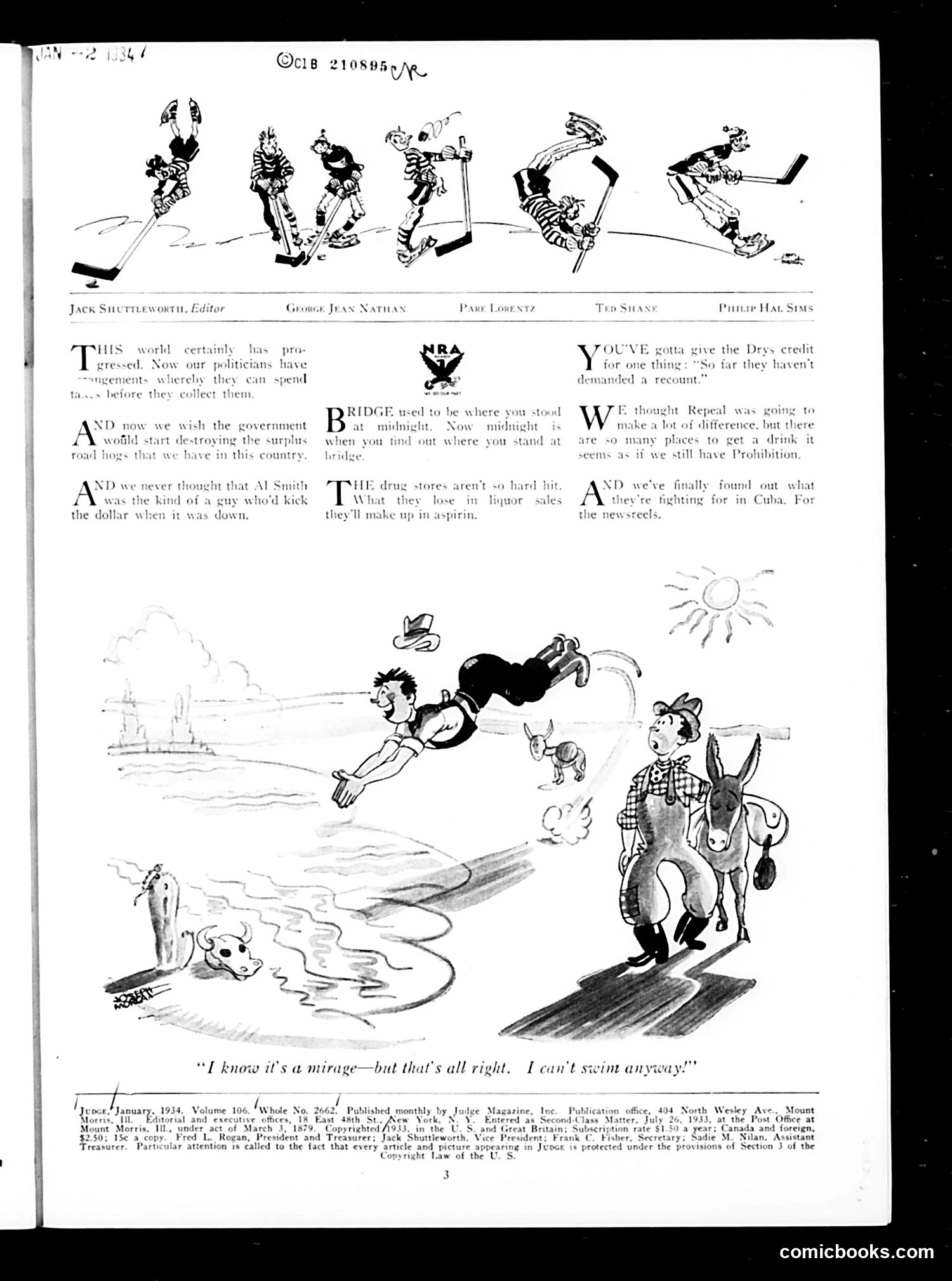Judge — January 1934 — page 5 of 36