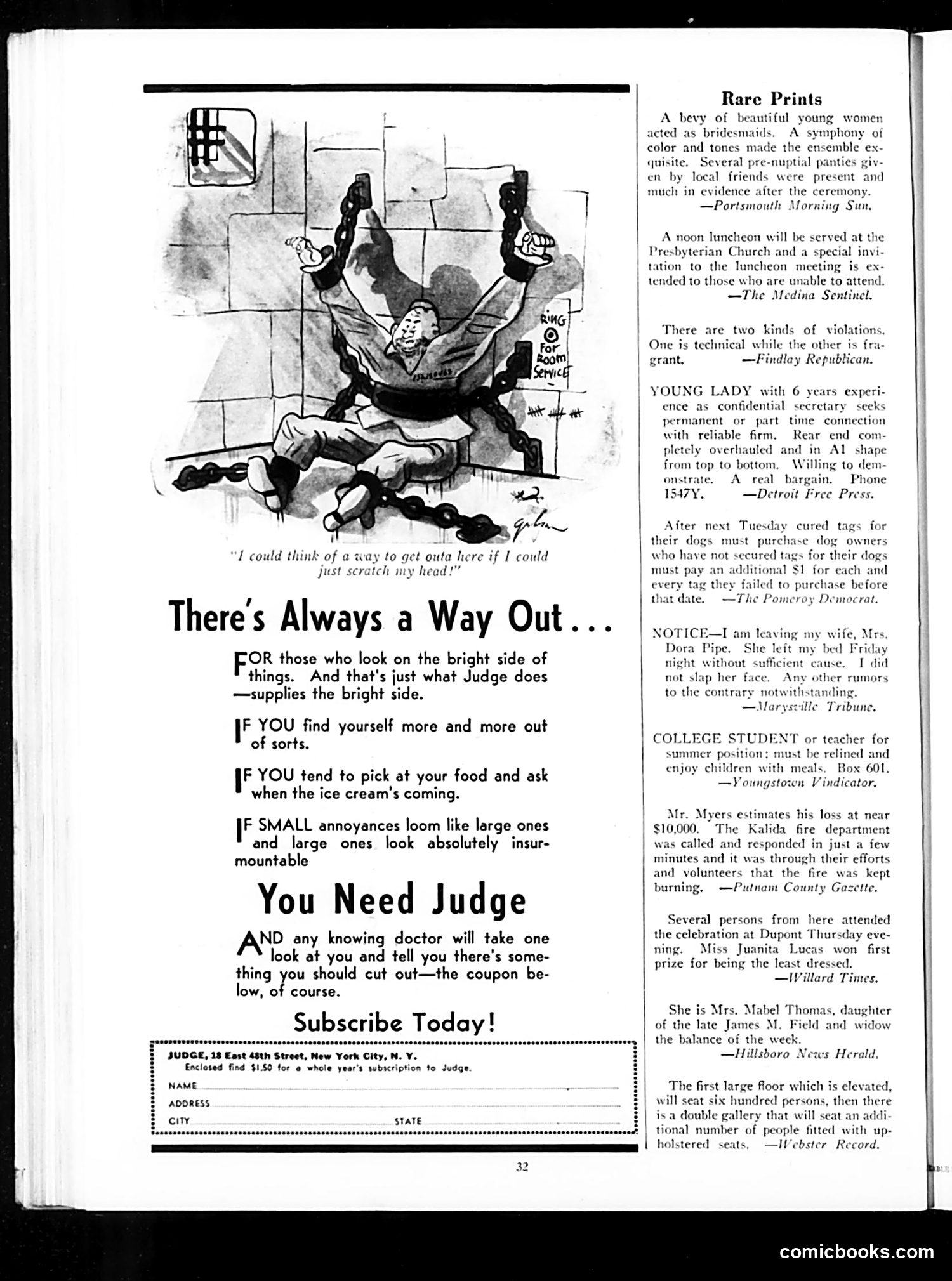 Judge — October 1934 — page 34 of 36