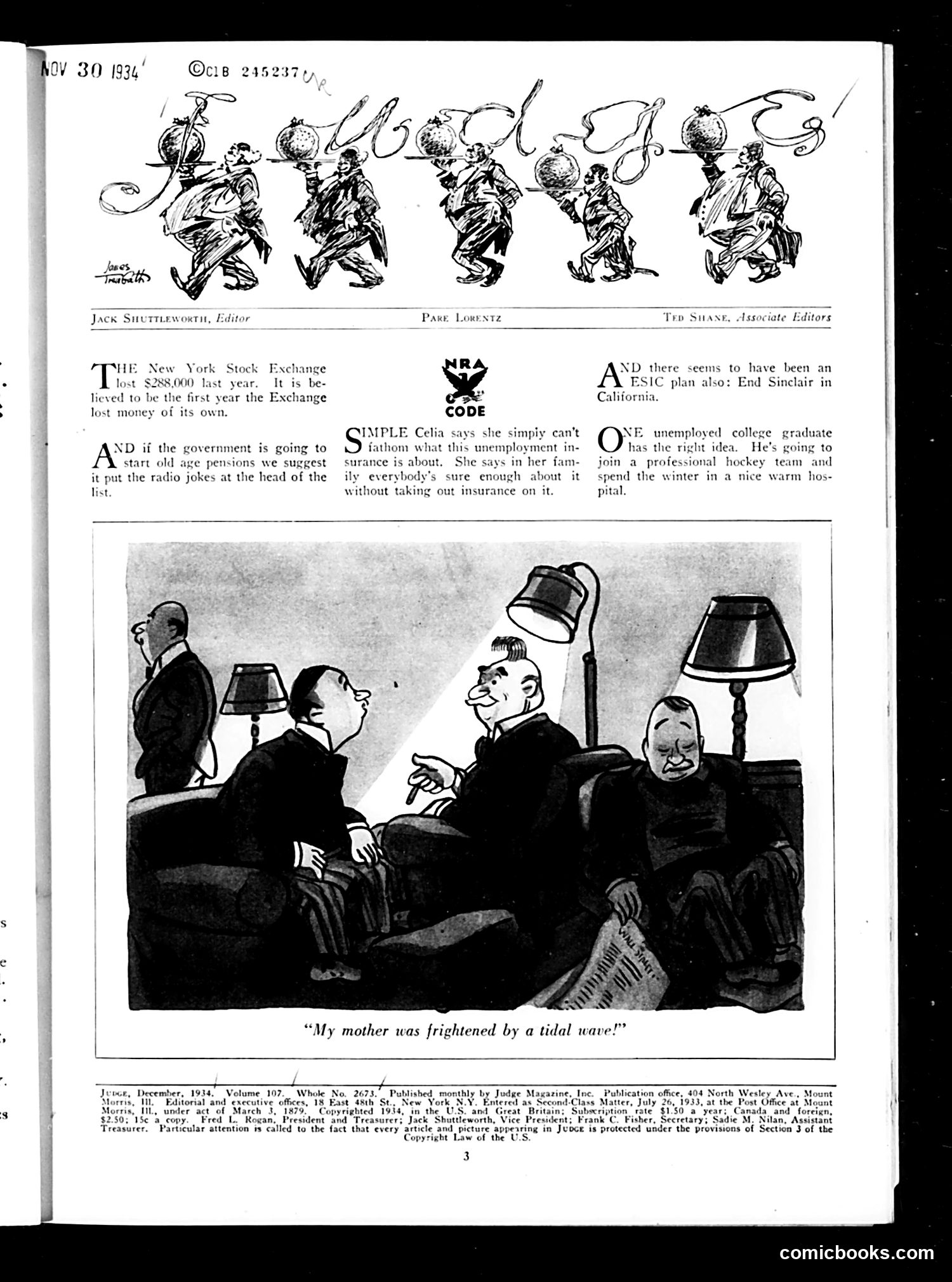Judge — December 1934 — page 5 of 37
