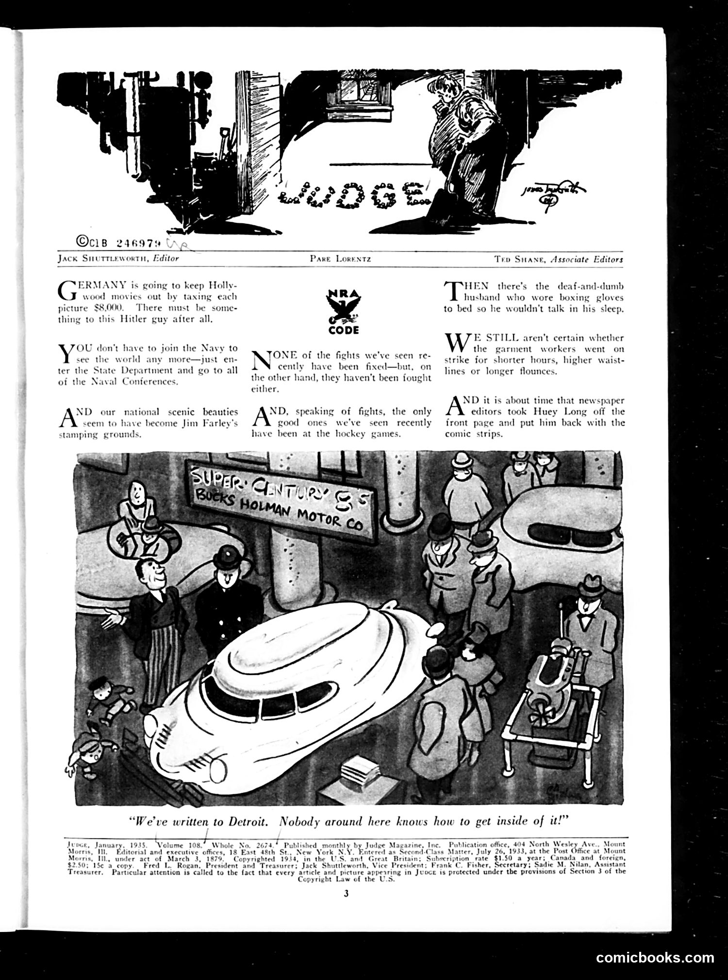 Judge — January 1935 — page 5 of 40