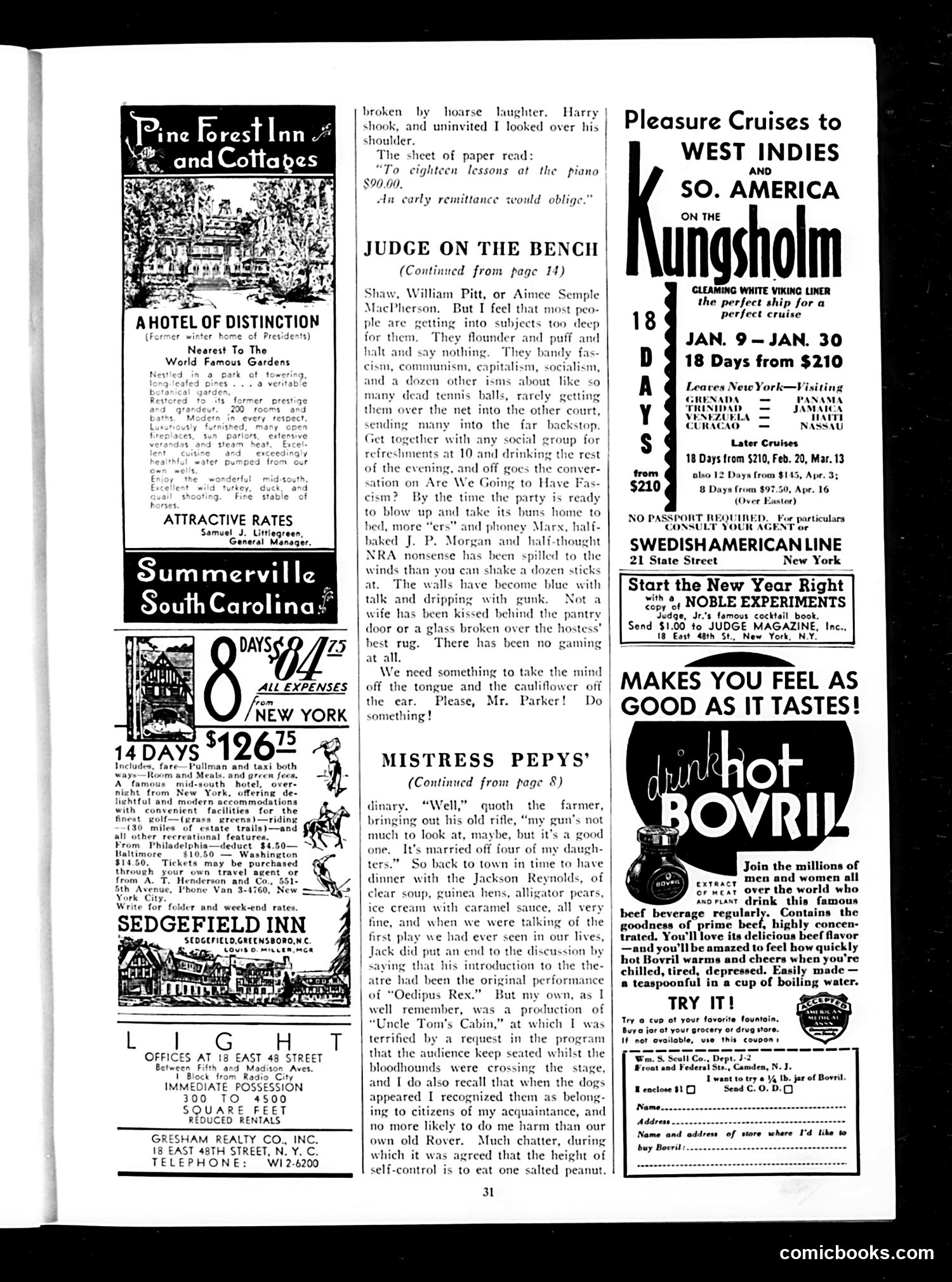 Judge — January 1935 — page 33 of 40