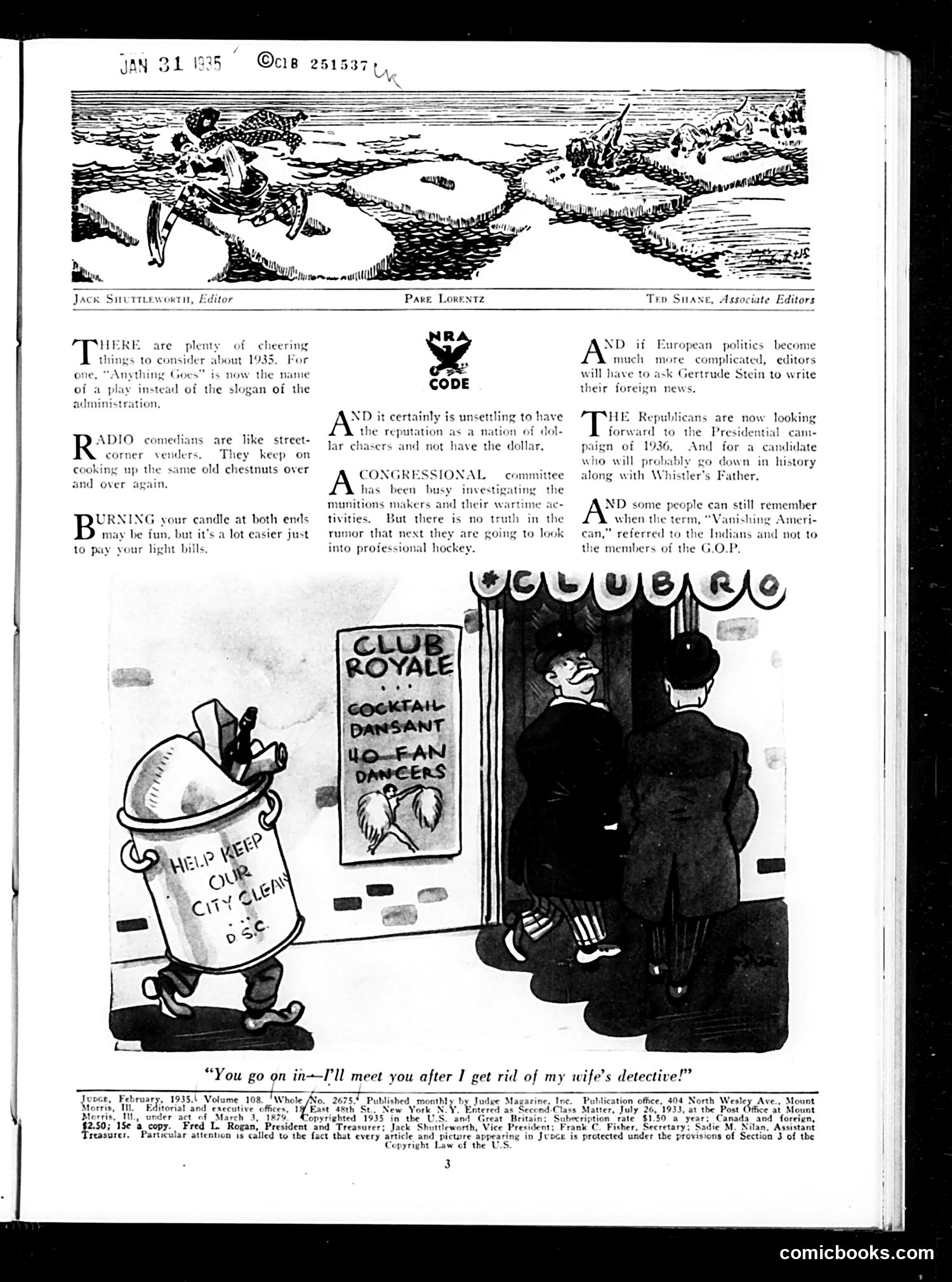 Judge — February 1935 — page 5 of 36