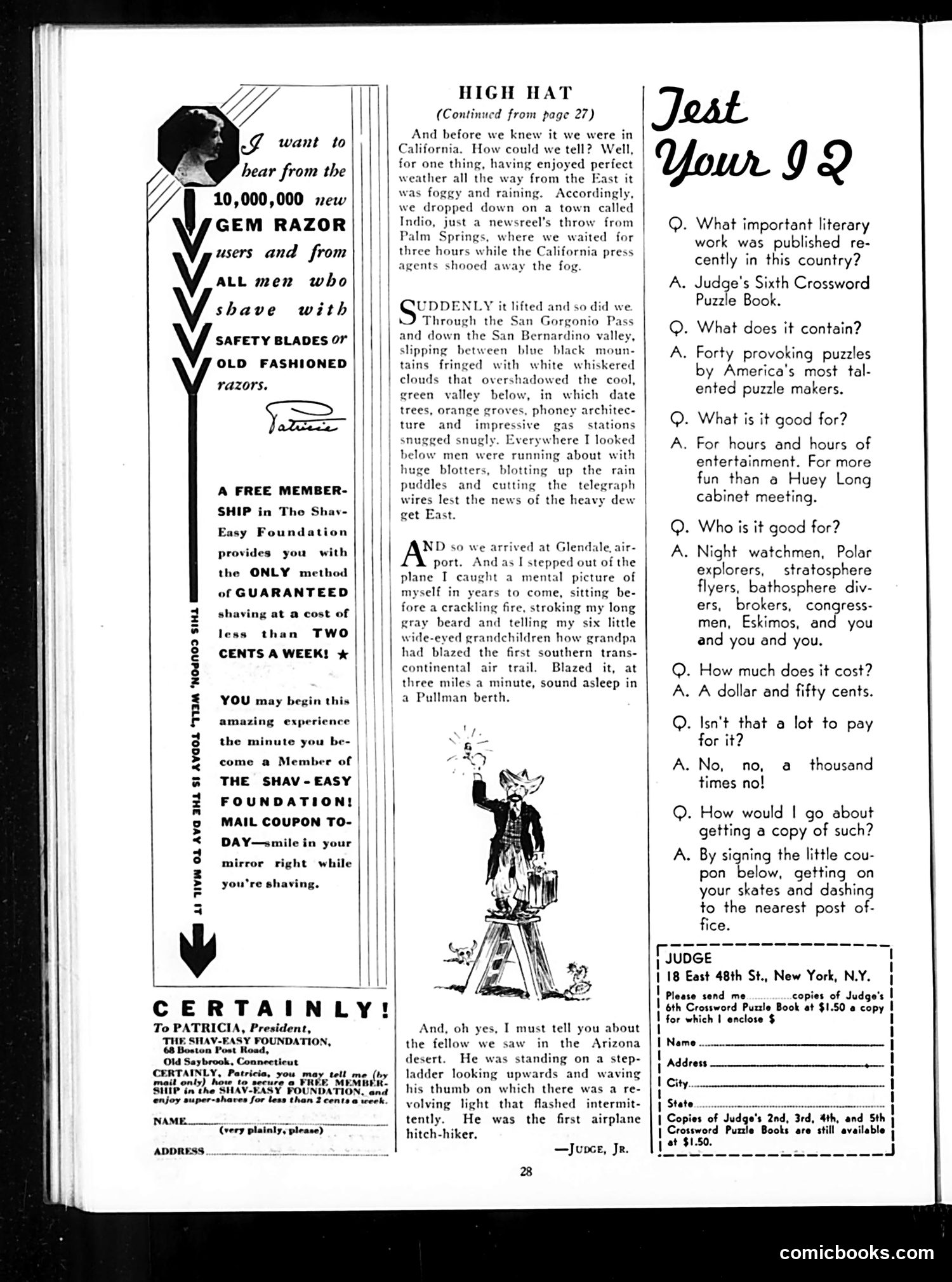 Judge — March 1935 — page 30 of 40