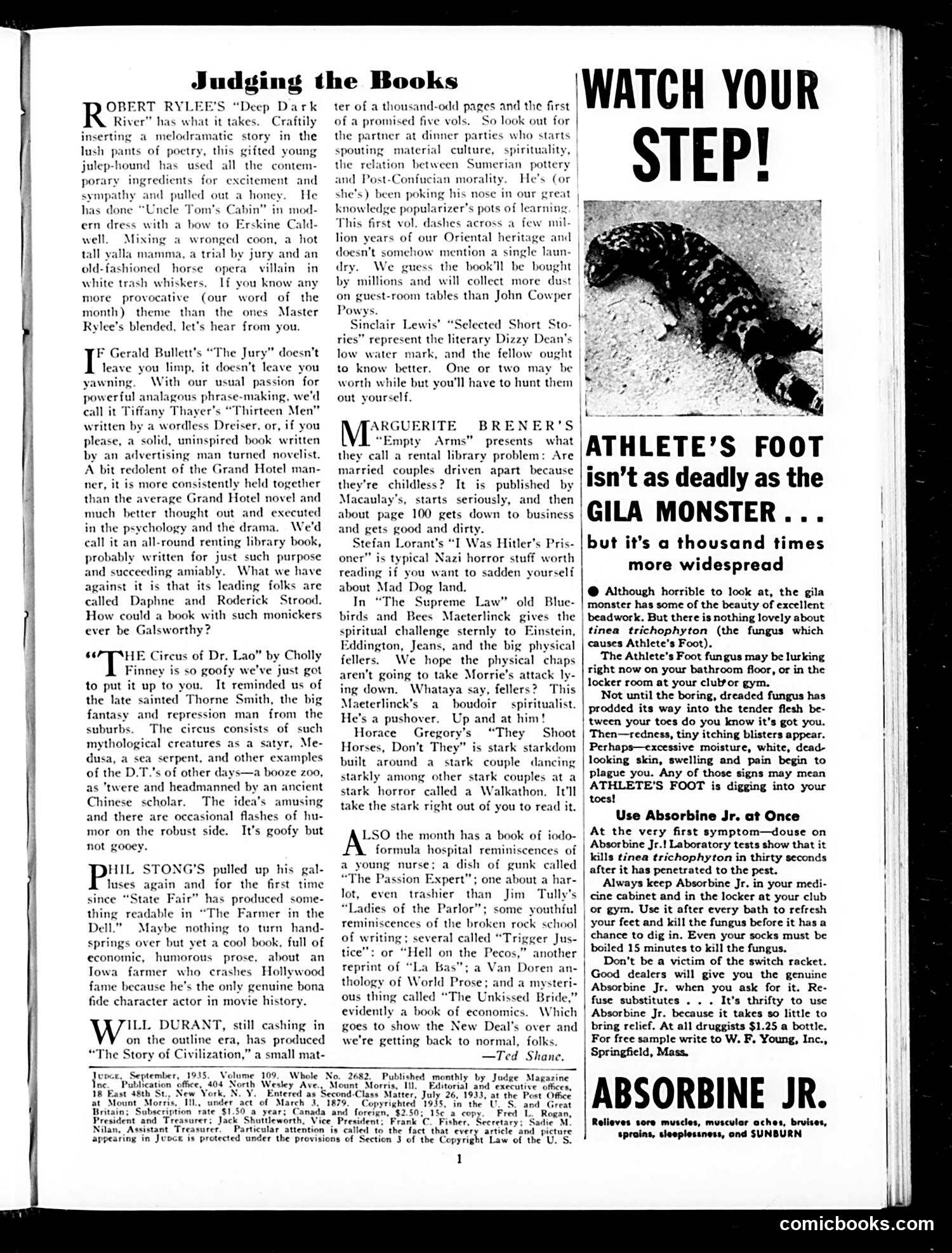 Judge — September 1935 — page 3 of 36