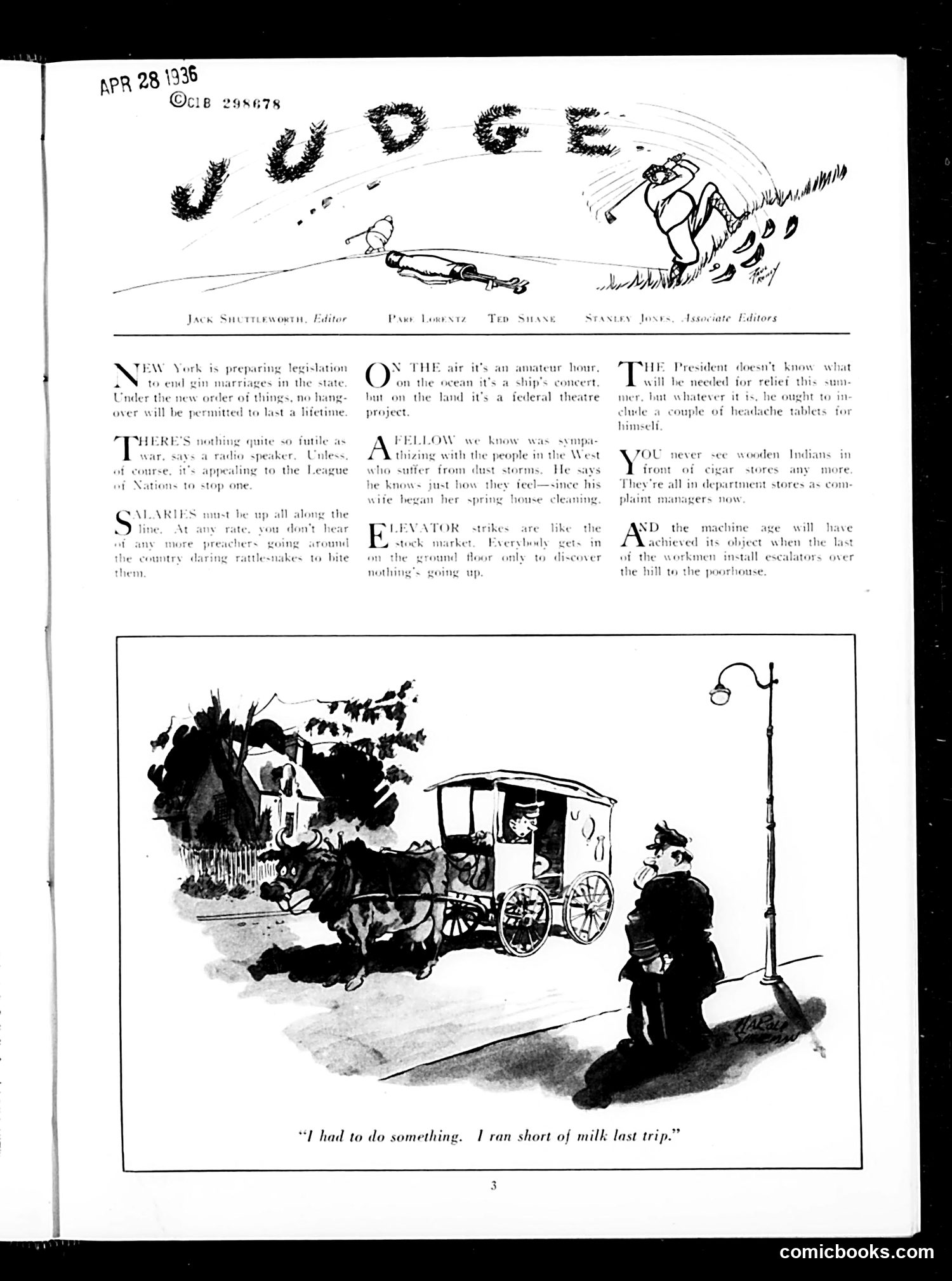 Judge — May 1936 — page 5 of 36