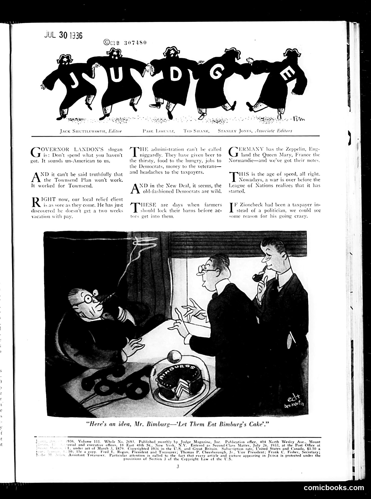 Judge — August 1936 — page 5 of 36