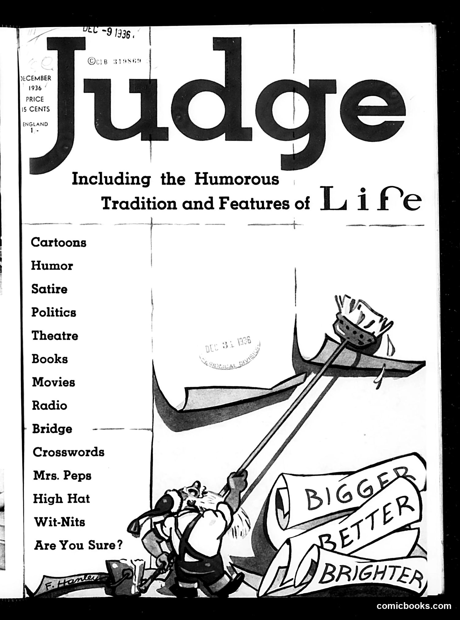 Judge — December 1936 — page 1 of 53