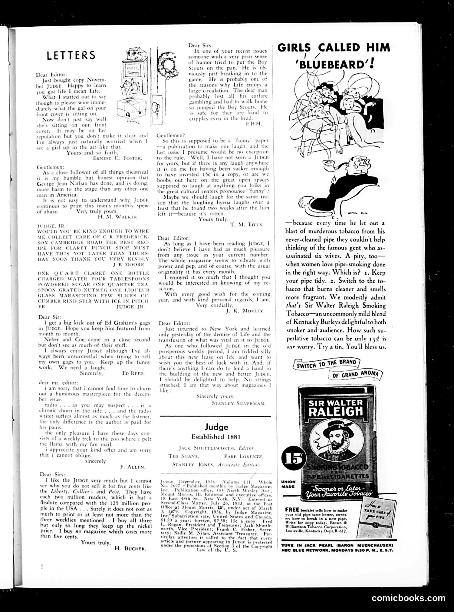 Judge — December 1936 — page 3 of 53