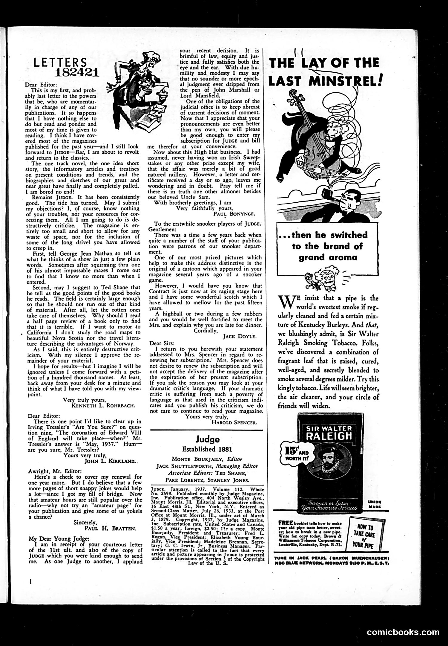 Judge — January 1937 — page 3 of 52