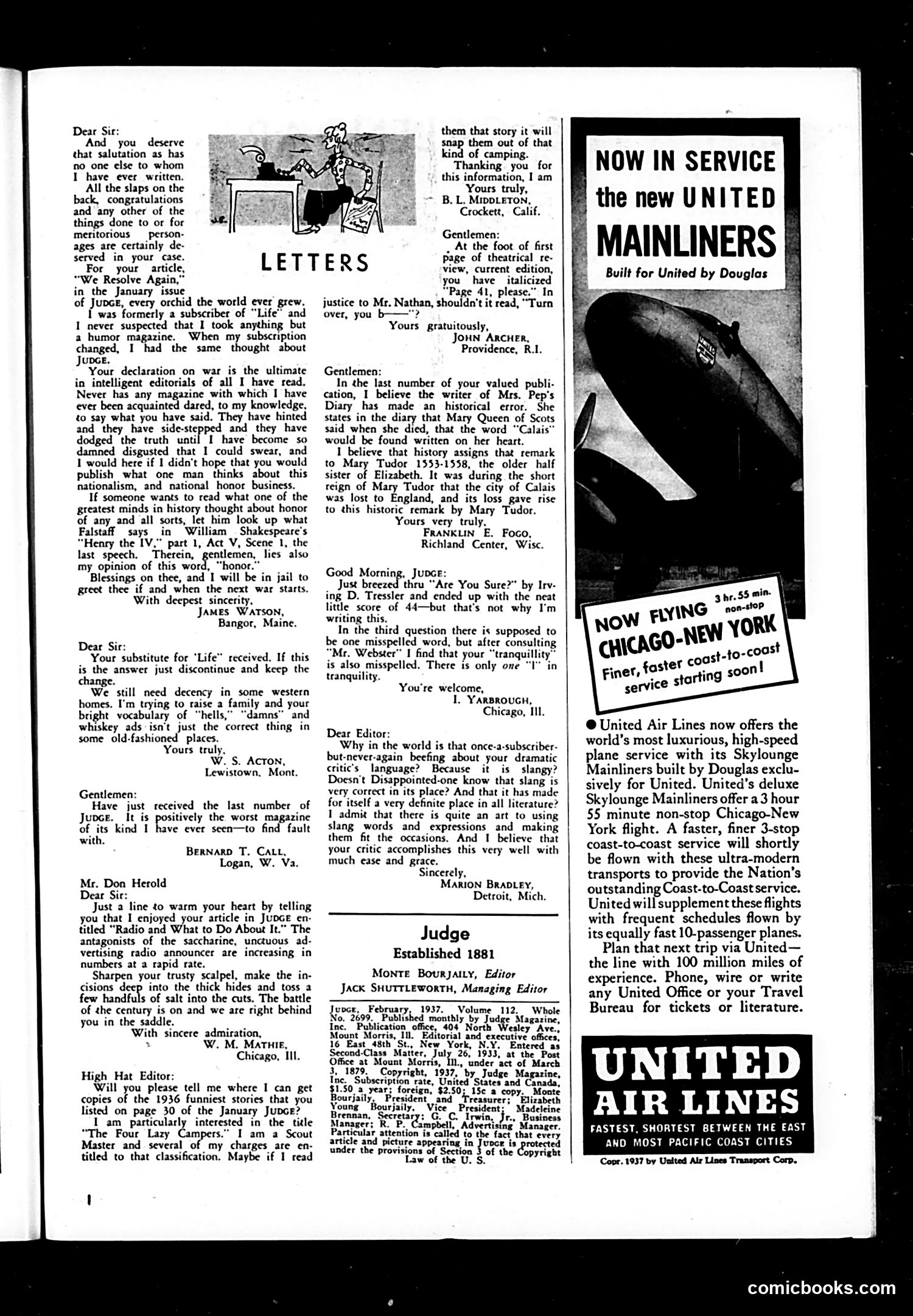 Judge — February 1937 — page 3 of 45