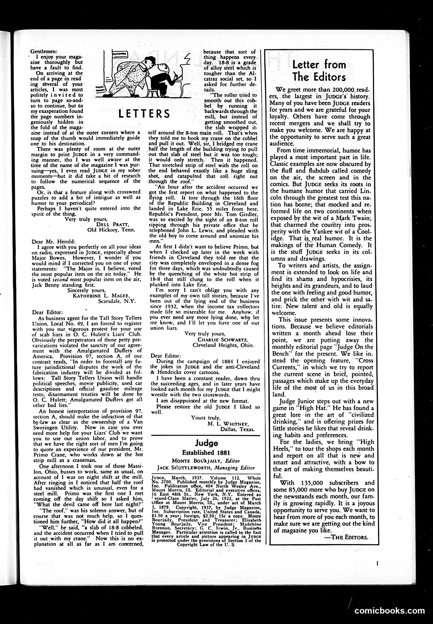 Judge — March 1937 — page 3 of 37