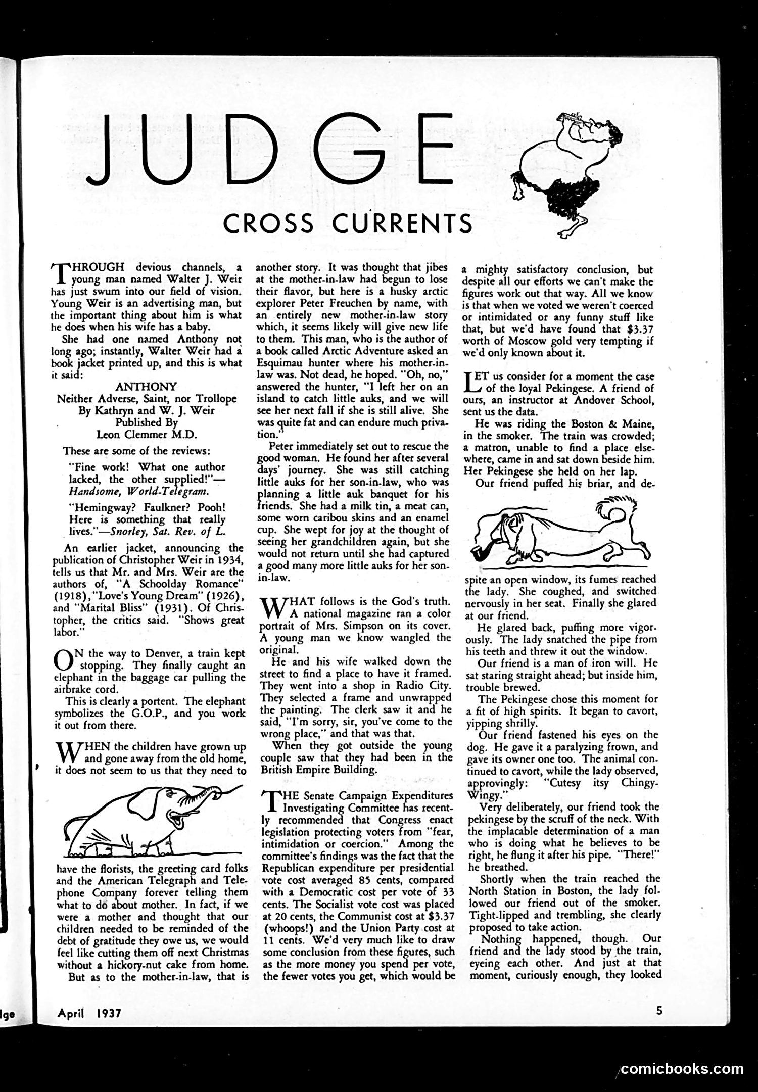 Judge — April 1937 — page 7 of 36