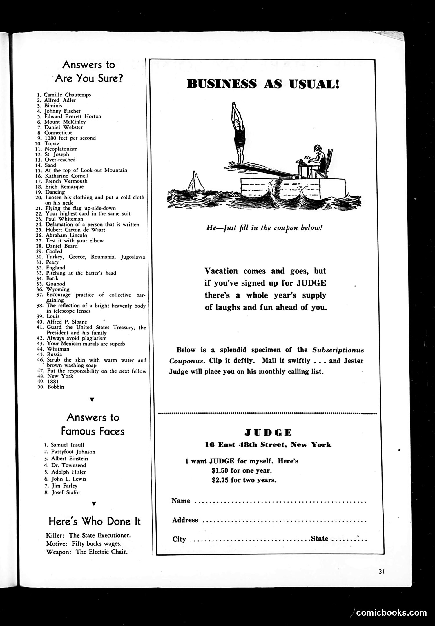 Judge — August 1937 — page 33 of 37