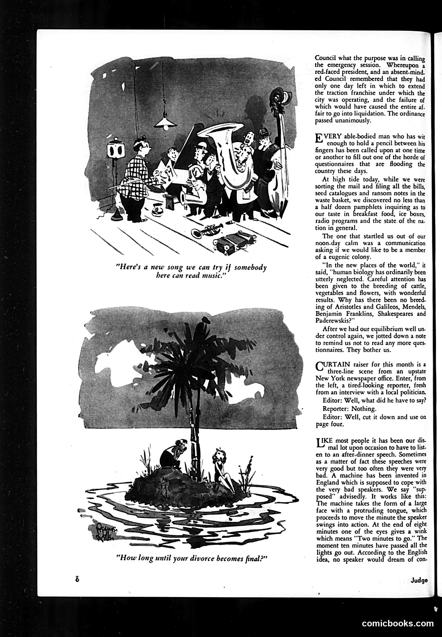 Judge — November 1937 — page 8 of 36