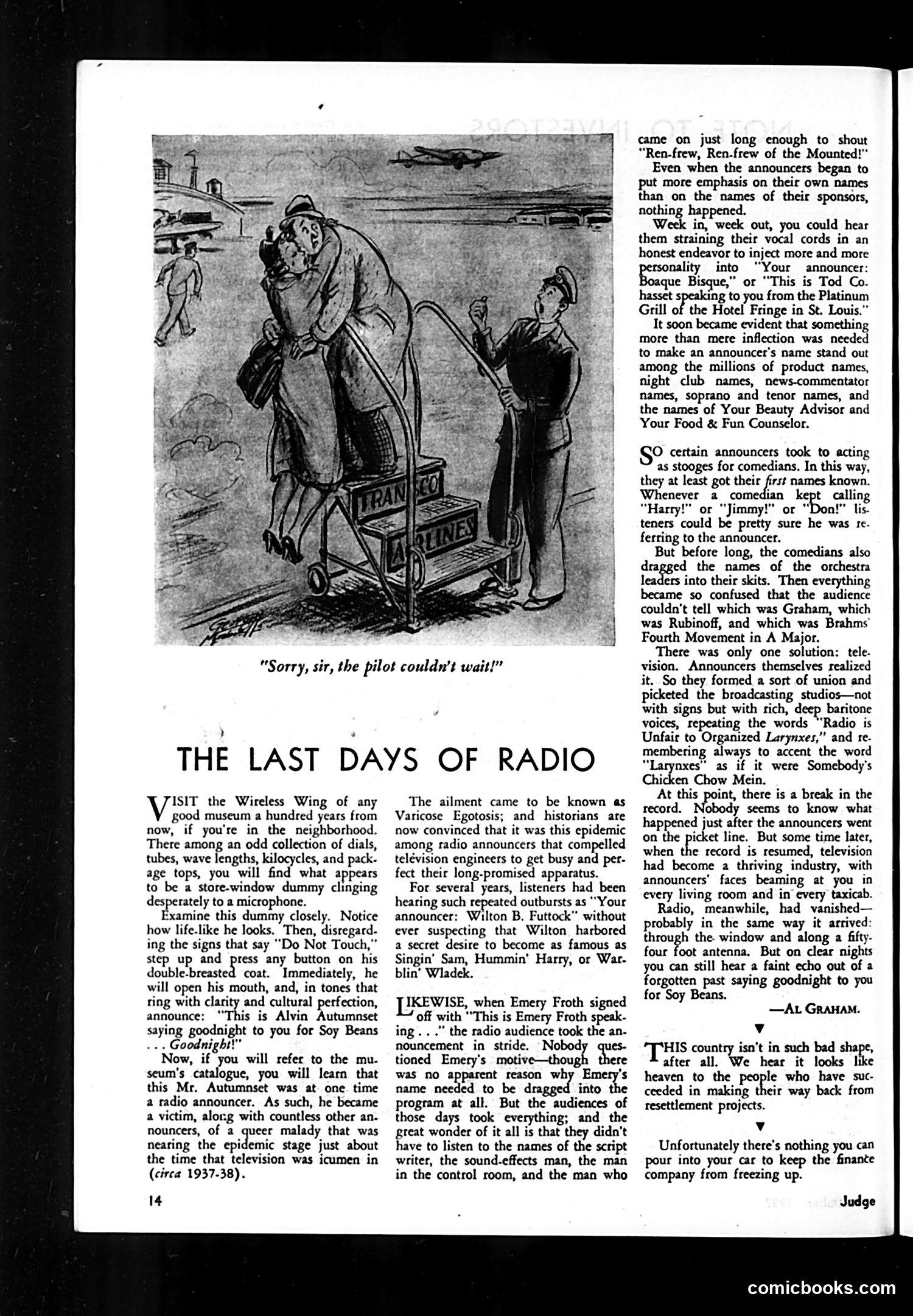 Judge — November 1937 — page 16 of 36