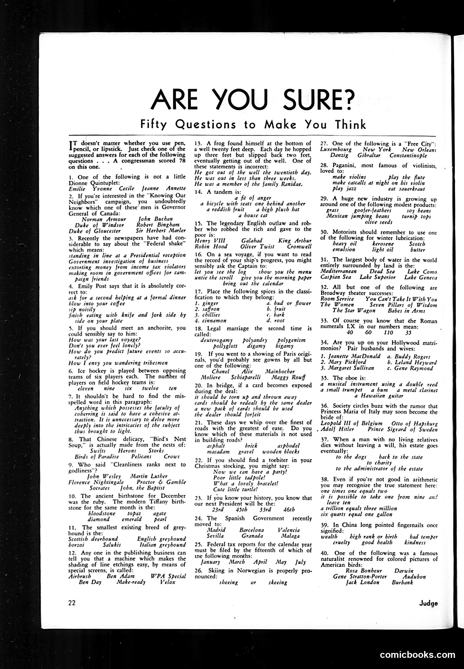 Judge — December 1937 — page 26 of 39