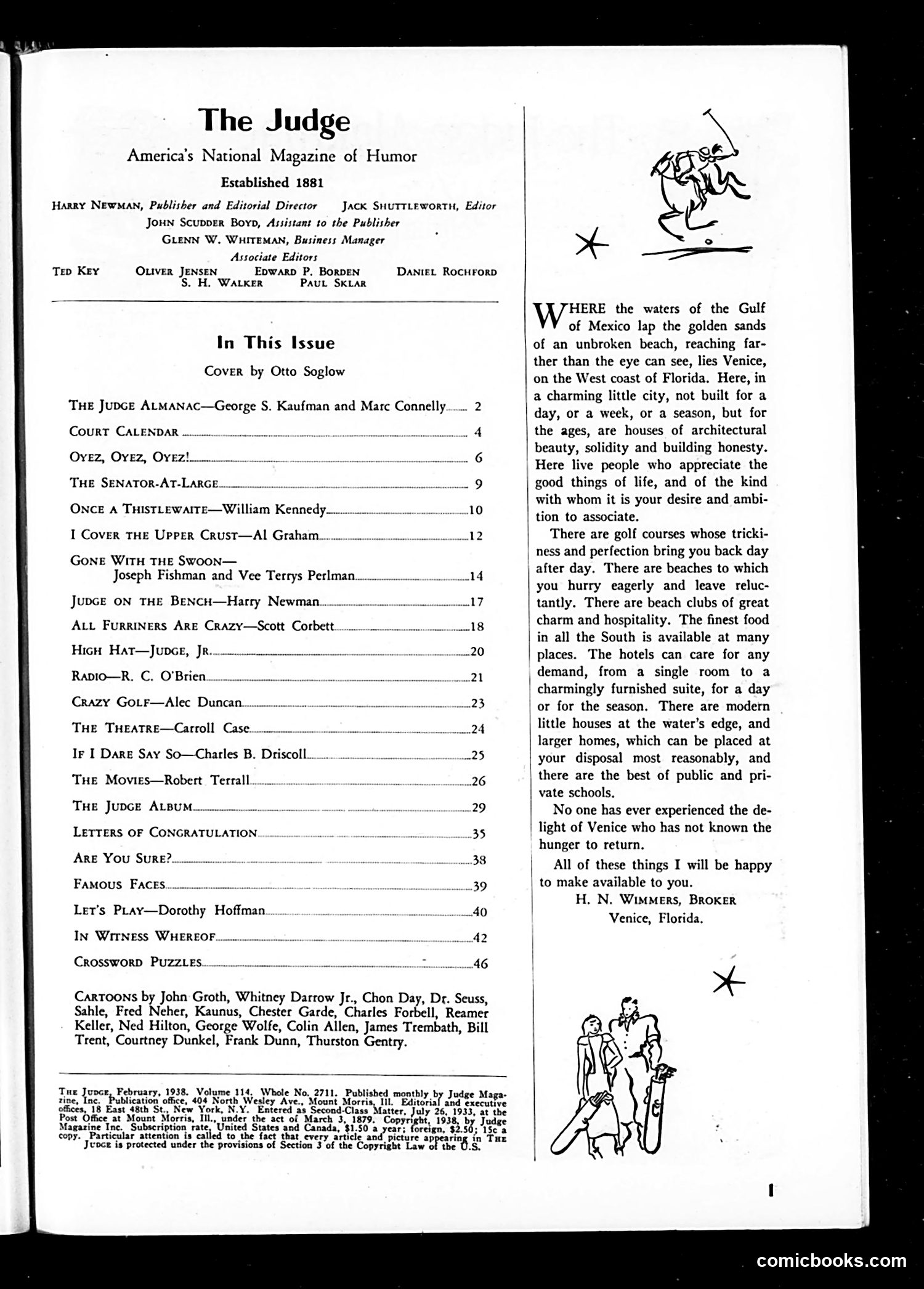 Judge — February 1938 — page 3 of 52