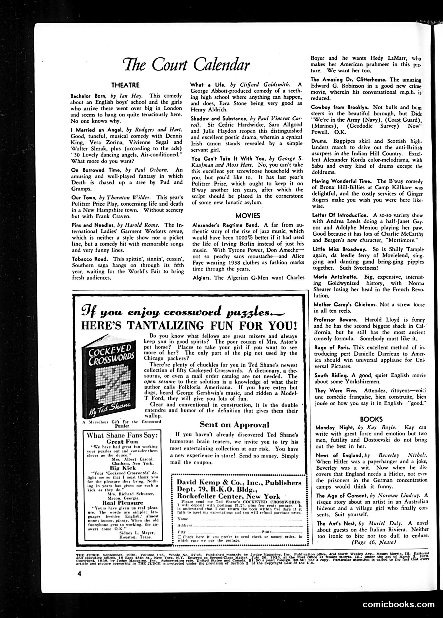 Judge — September 1938 — page 6 of 53