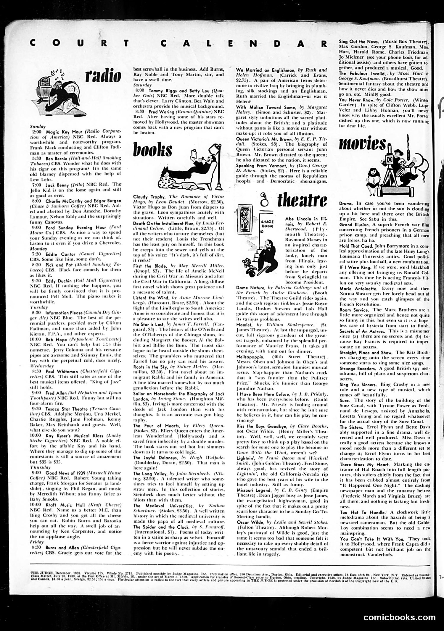 Judge — December 1938 — page 6 of 41